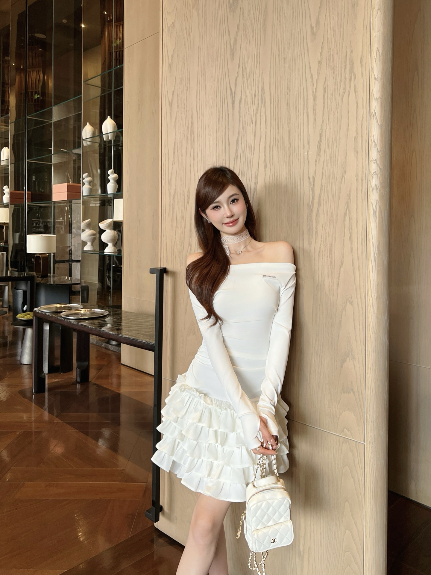 [TOP] Miu Miu Dress - White - 711 Luxury