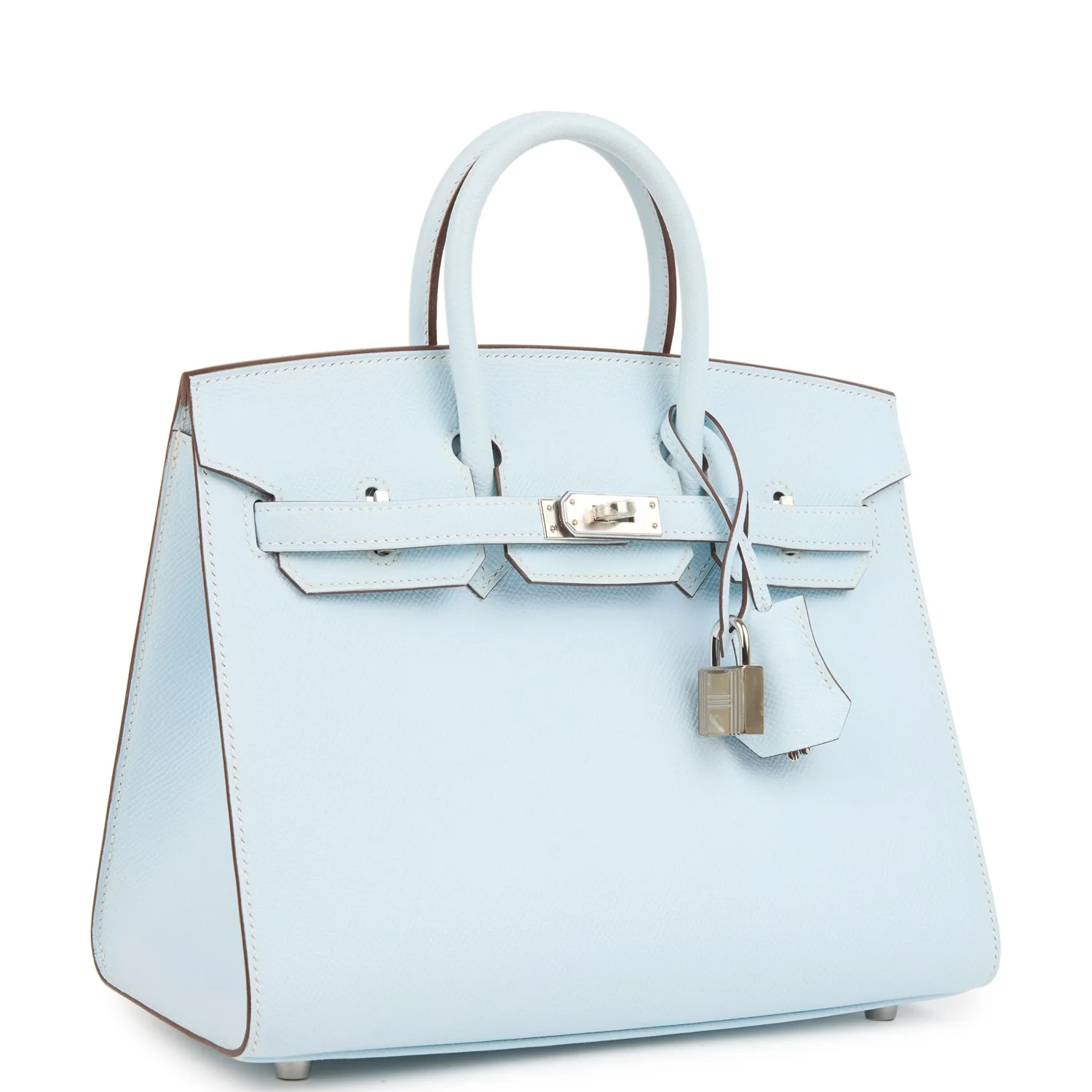 Hermes Birkin SellierBleu Brume Epsom Palladium Hardware