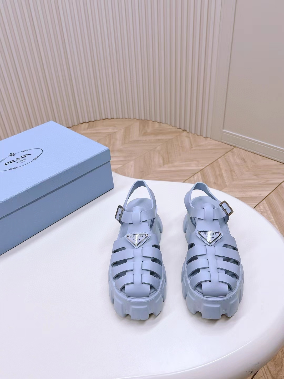 [TOP] PRADA Sandals - Blue - 711 Luxury