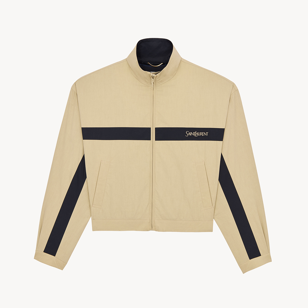 Saint Laurent beige Clothing SAINT LAURENT jacket in cotton in Beige #396544 | Nigo Office