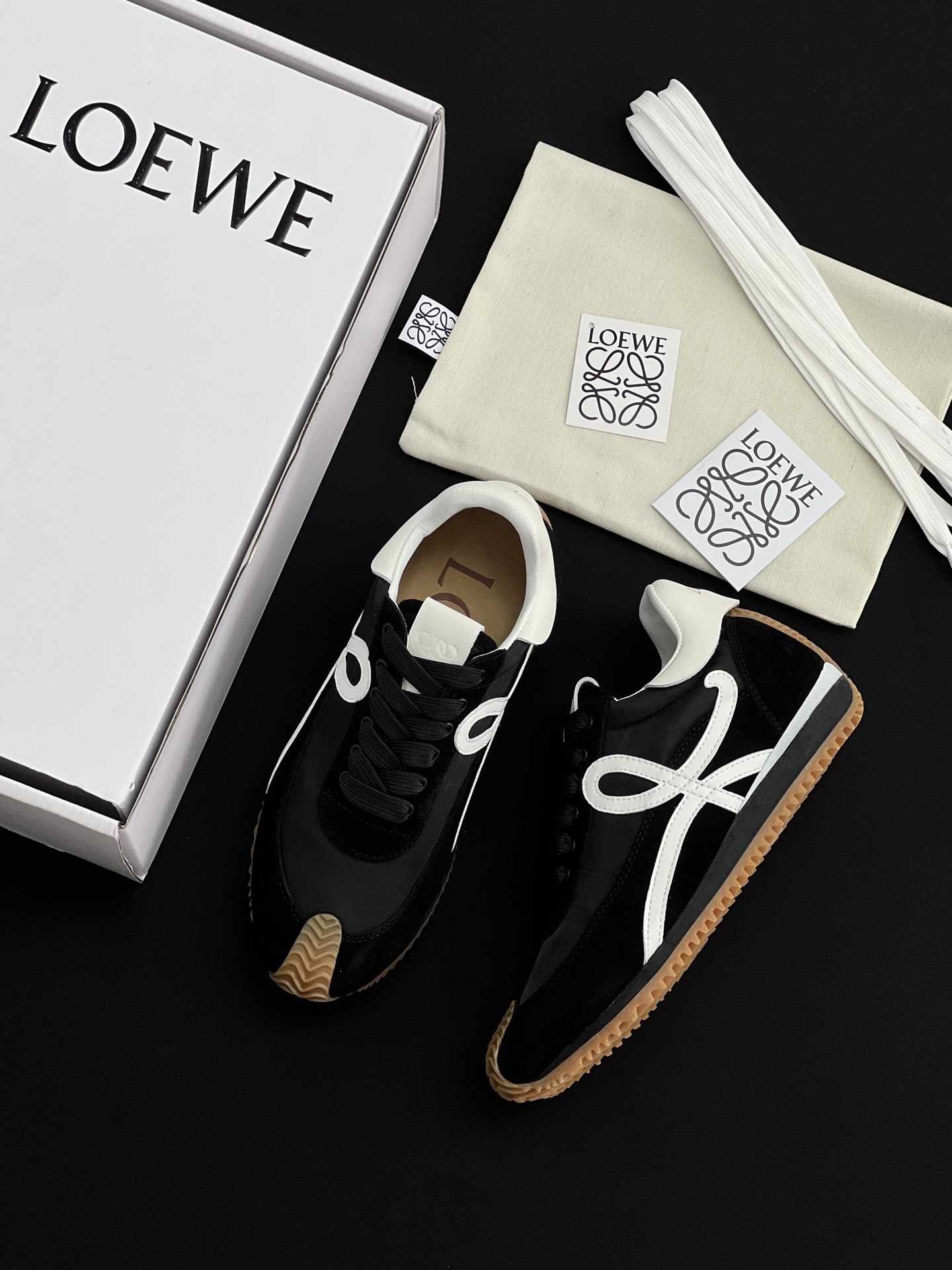 Loewe Shoes Loewe Forrest Gump Shoes Cowhide Suede Calfskin #385055 View 2 | Nigo Office