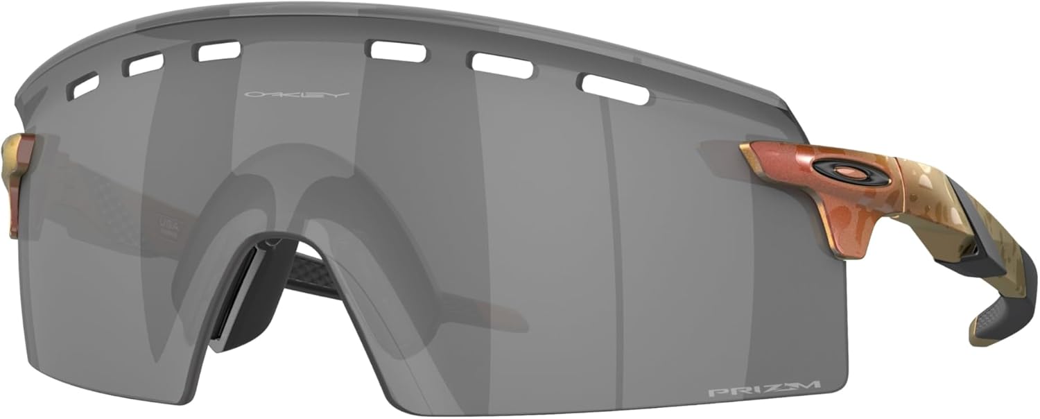 Oakley Mens Oo9235 Encoder Strike Vented Rectangular Sunglasses