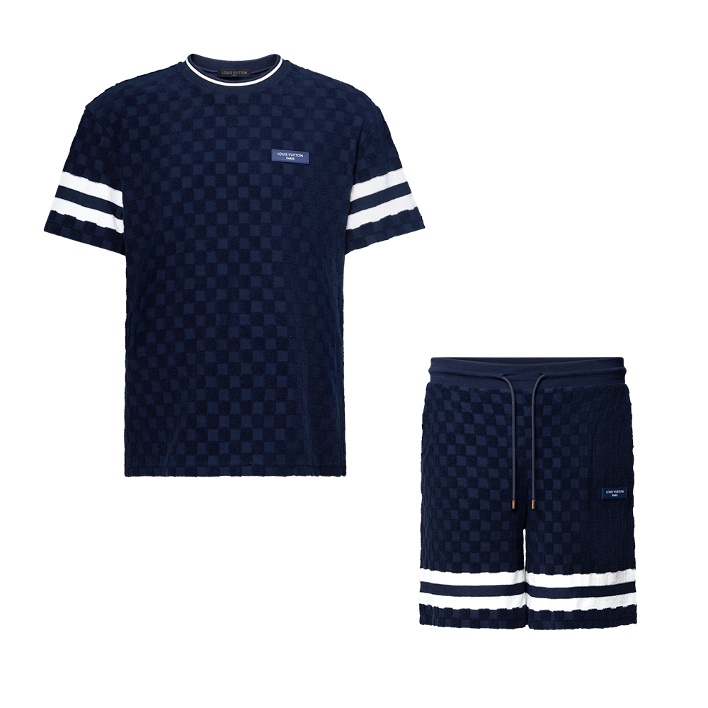 LOUIS VUITTON Damier Terry Tennis T-Shirt #384621
