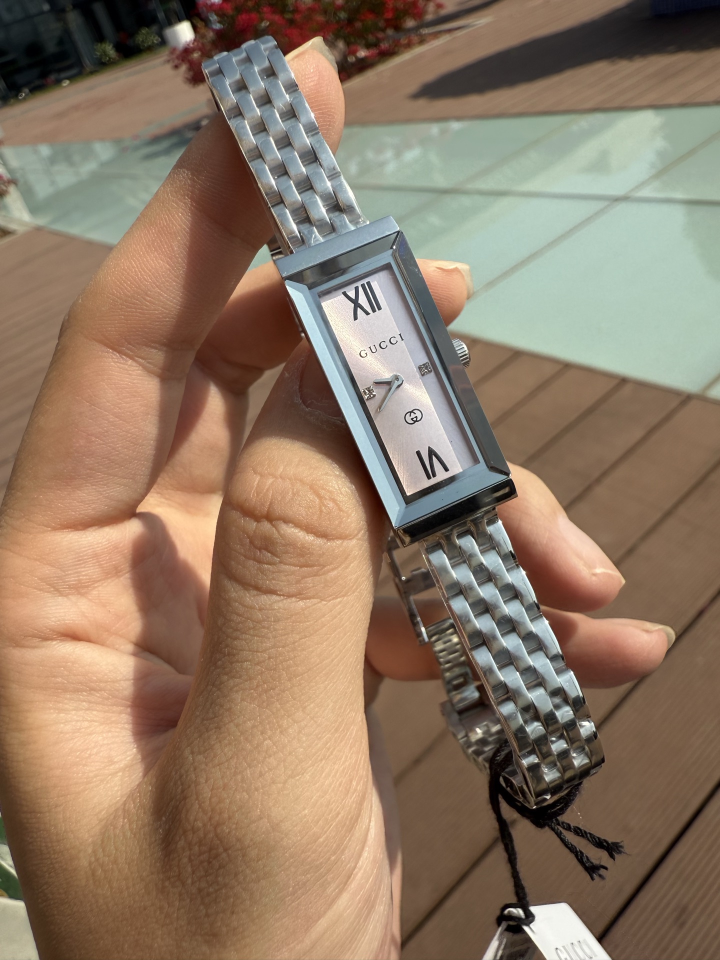 [TOP] GUCCI G-Frame Watch - Silver - 711 Luxury