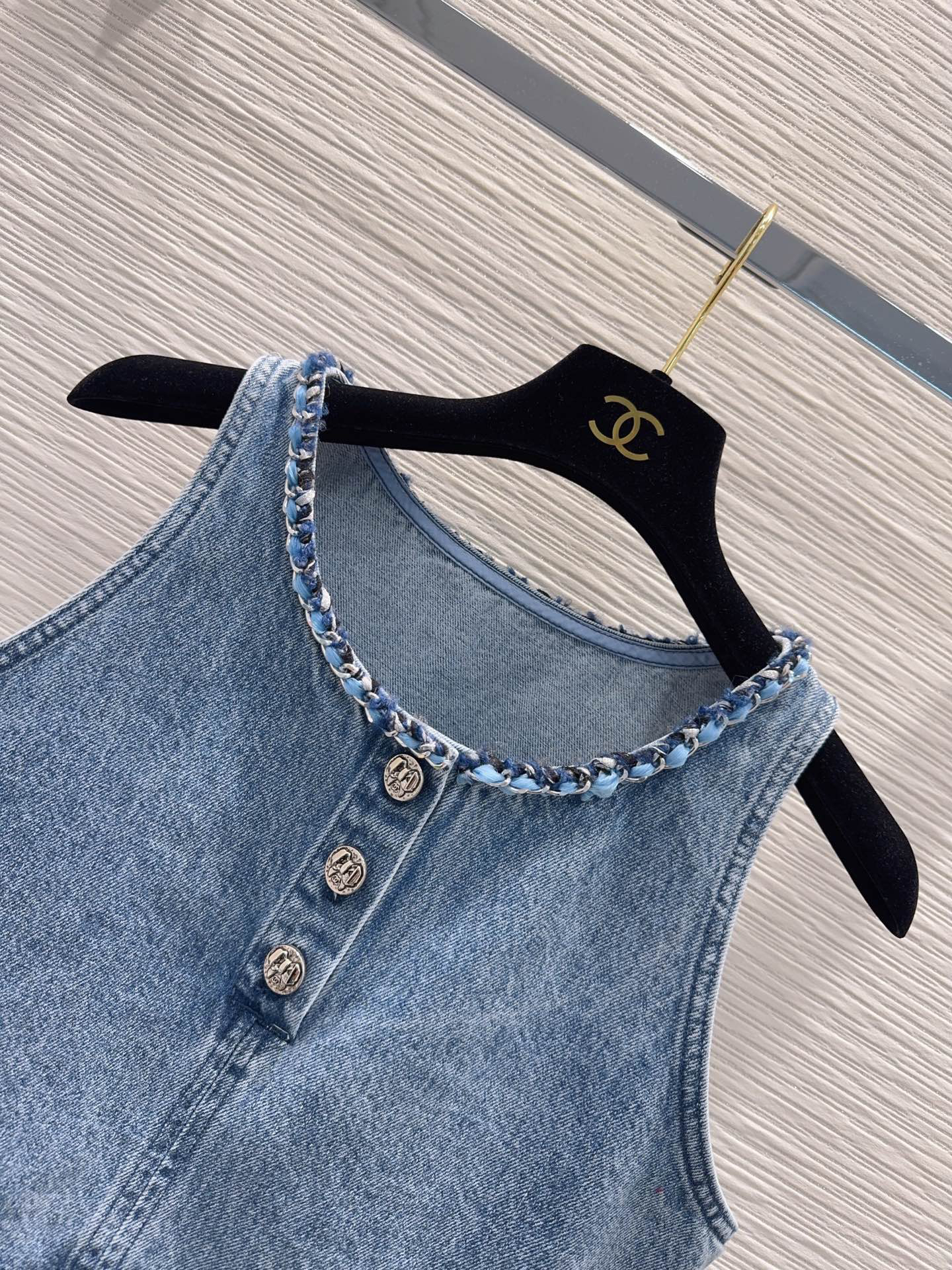 [TOP] CHANEL Denim Top - Blue