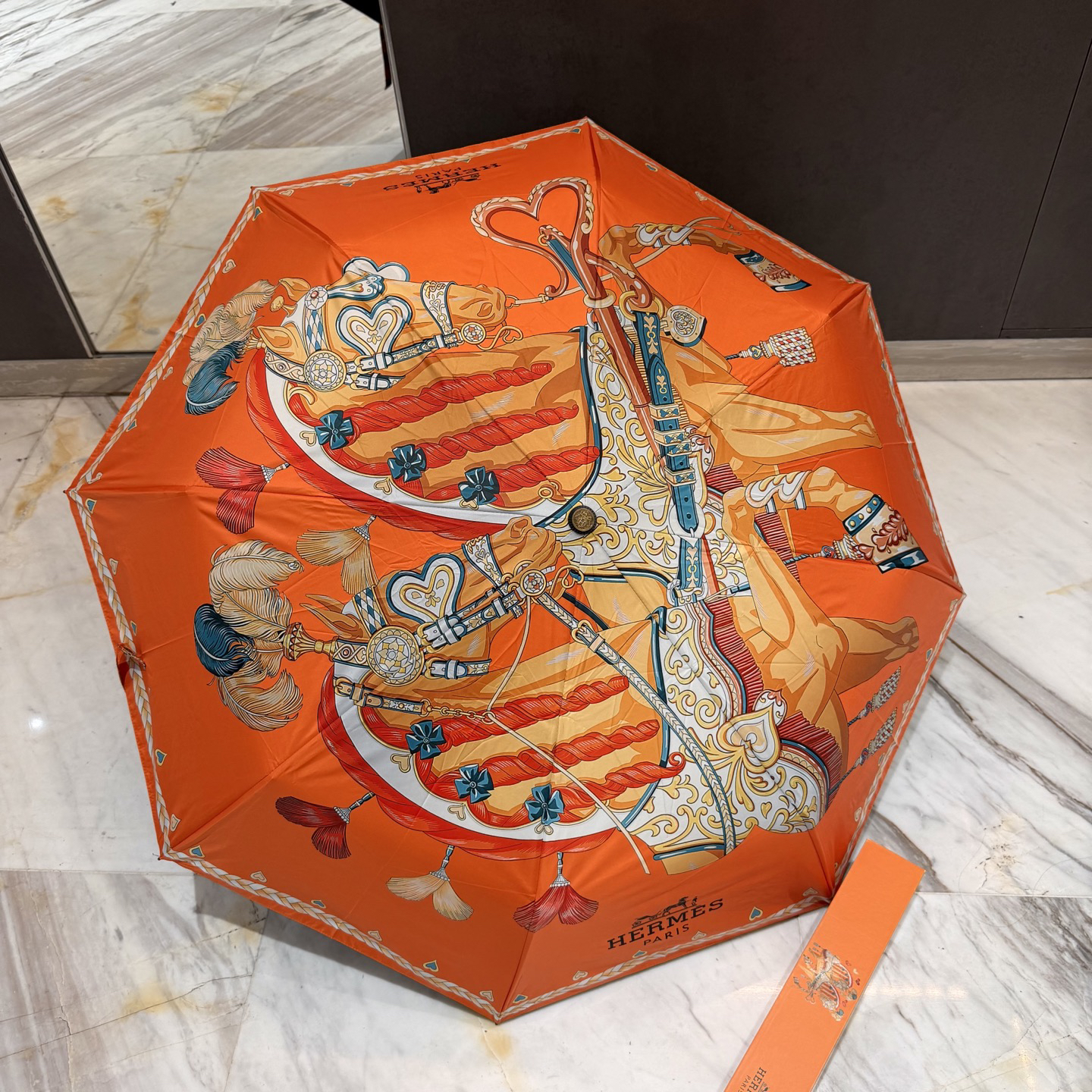 [TOP] HERMES Umbrella - Orange - 711 Luxury