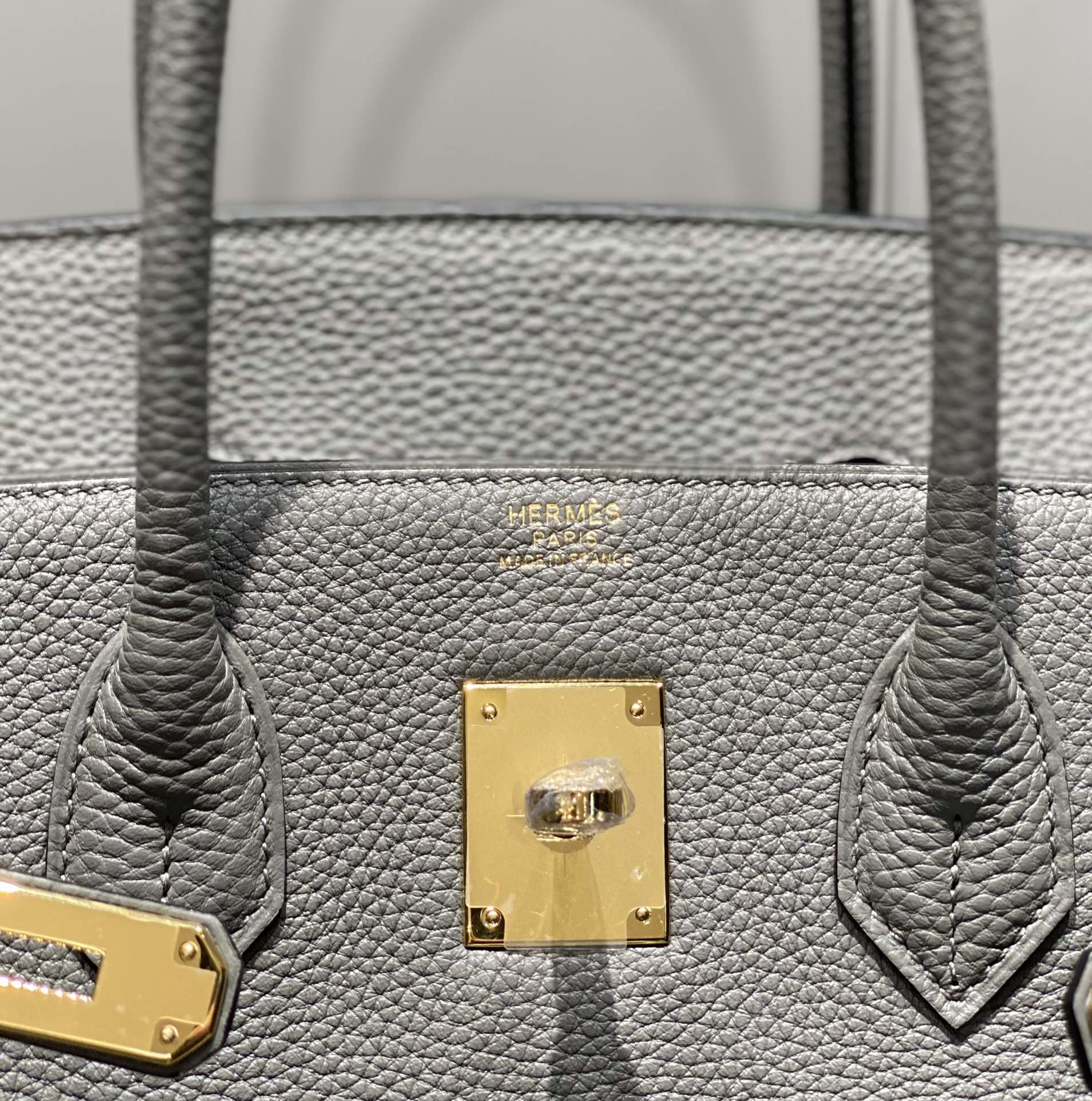 [TOP] HERMES Birkin Togo Leather 35cm - Gris Orage  & GHW