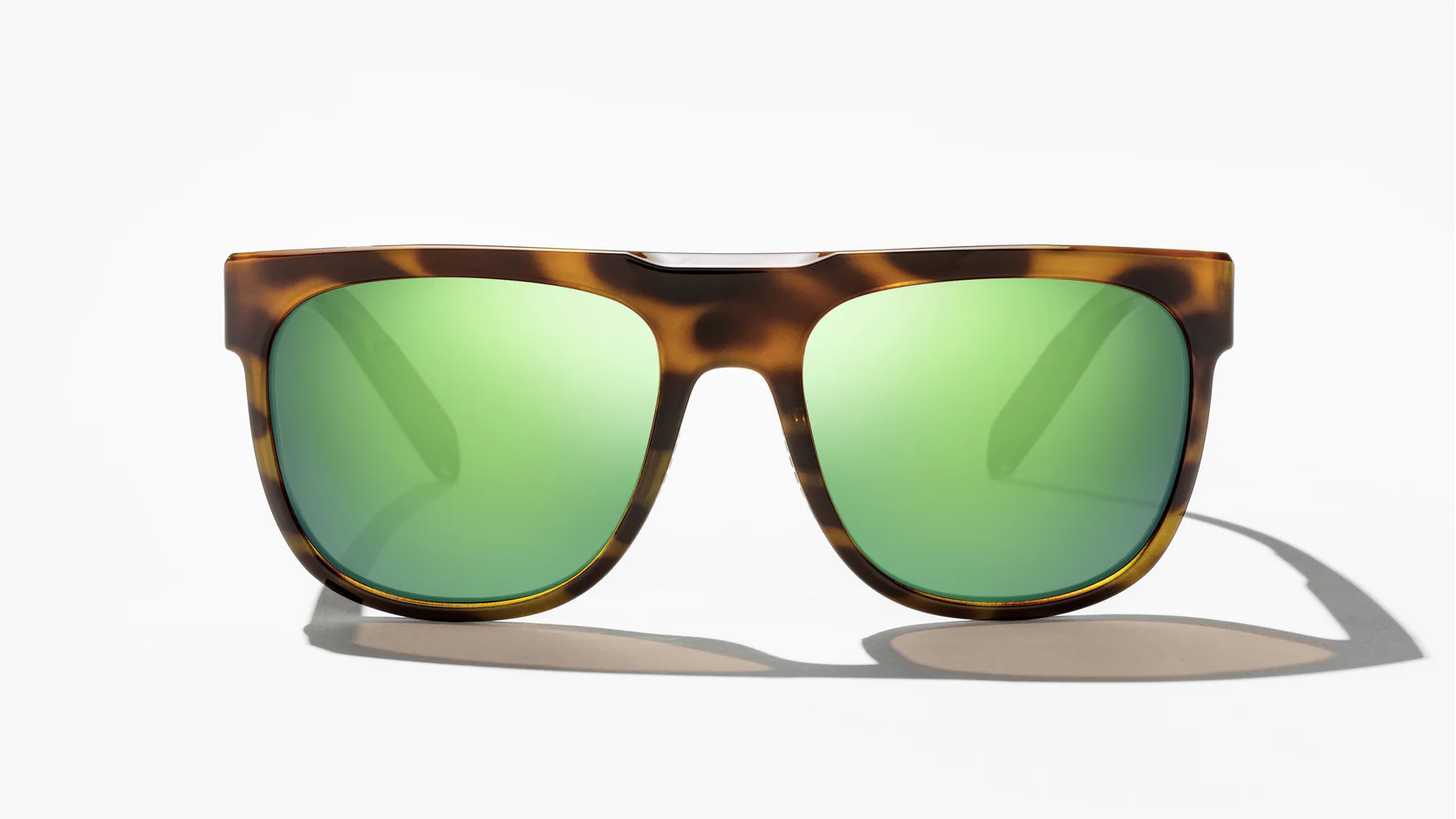 Chelem - Vintage Tortoise | Green Mirror Glass