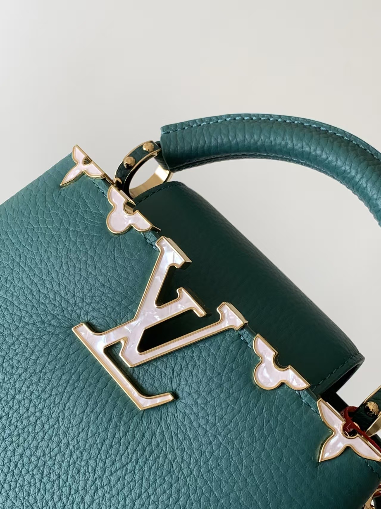 [TOP] Louis Vuitton LV Capucines Bag 21cm - Green