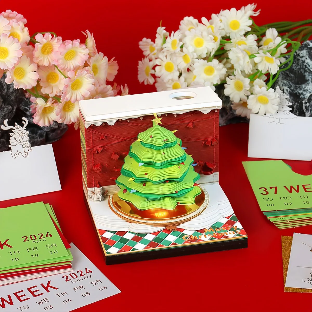 3D Calendar 2026 - Christmas Tree A