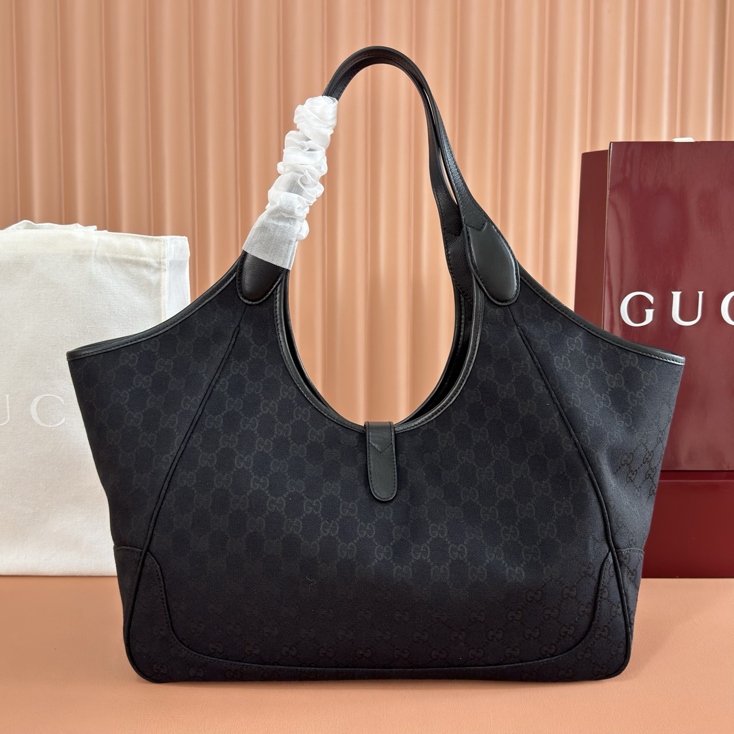 [TOP] GUCCI Tote Bag 40x26.5x18cm - Black