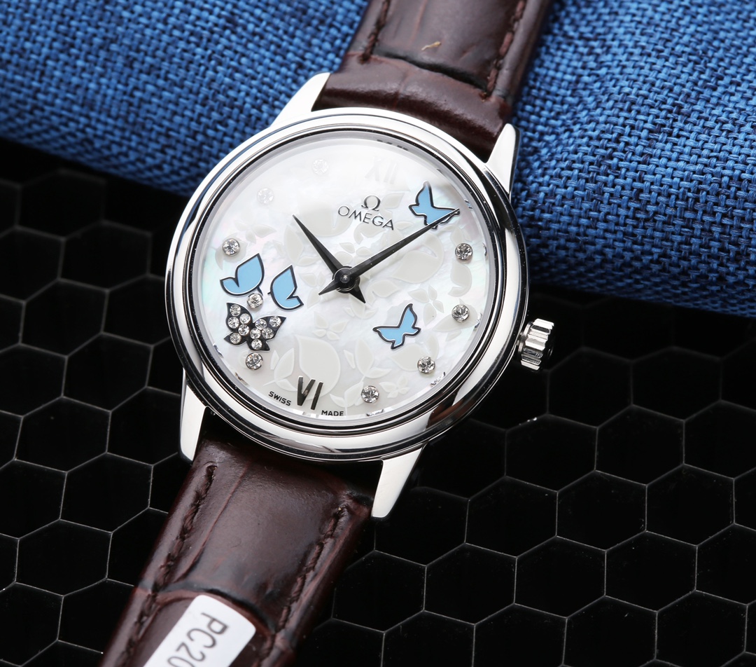 [TOP] OMEGA Watch 27.4mm - Silver/Brown