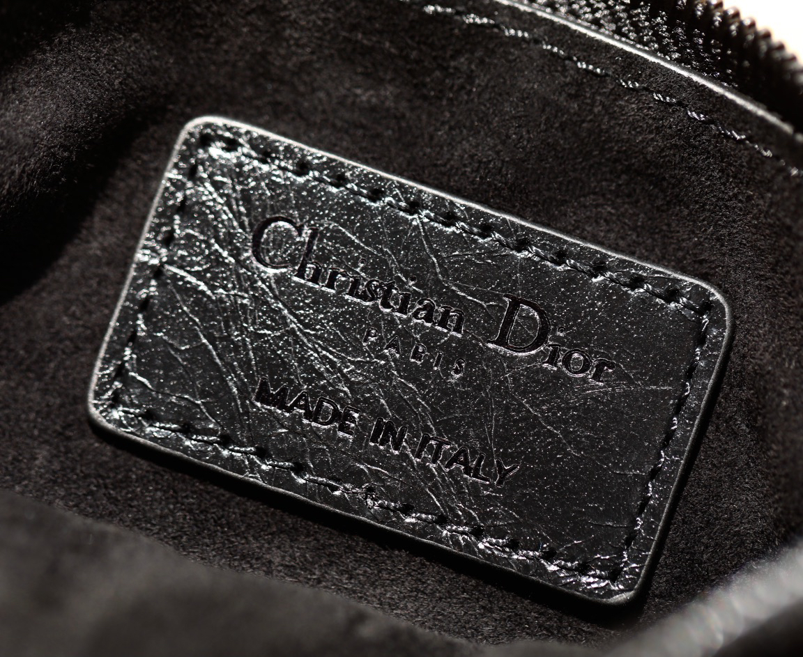 [TOP] Christian Dior Toujours Bag Calfskin Medium 28.5x21.5x19cm - Black