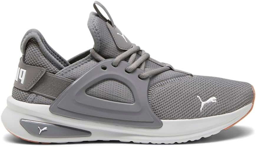 PUMA Womens Softride Enzo Evo Better Remix Logo Lace Up Sneakers Shoes Casual - Grey