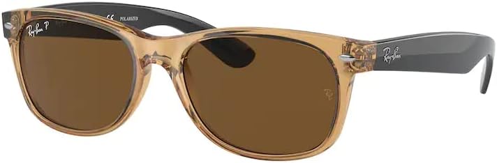 Ray-Ban RB2132 POLARIZED NEW WAYFARER Square Sunglasses For Men For Women +BUNDLE with ACCESSORY EYEWEAR KIT