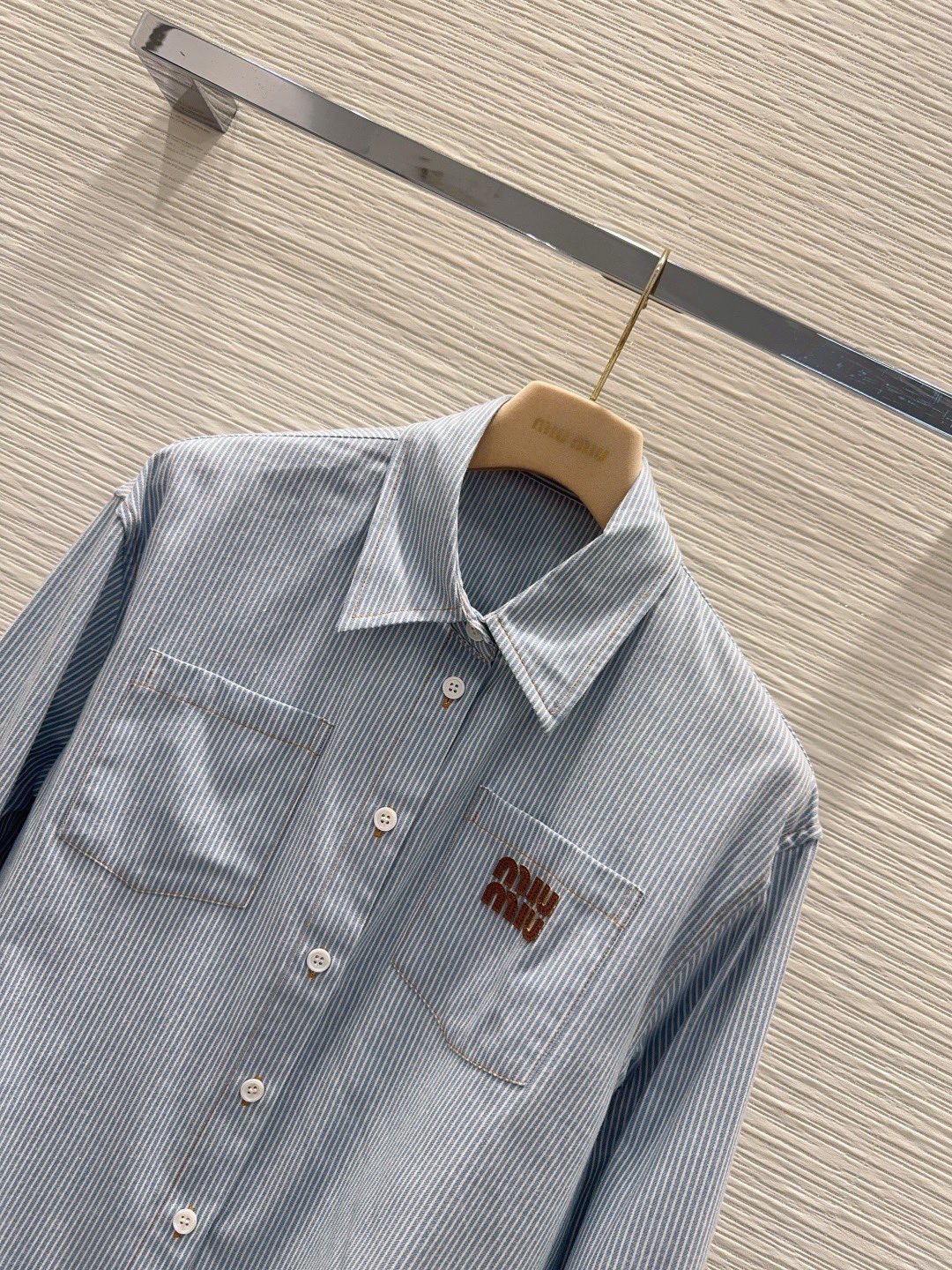 [TOP] Miu Miu Shirt - Blue