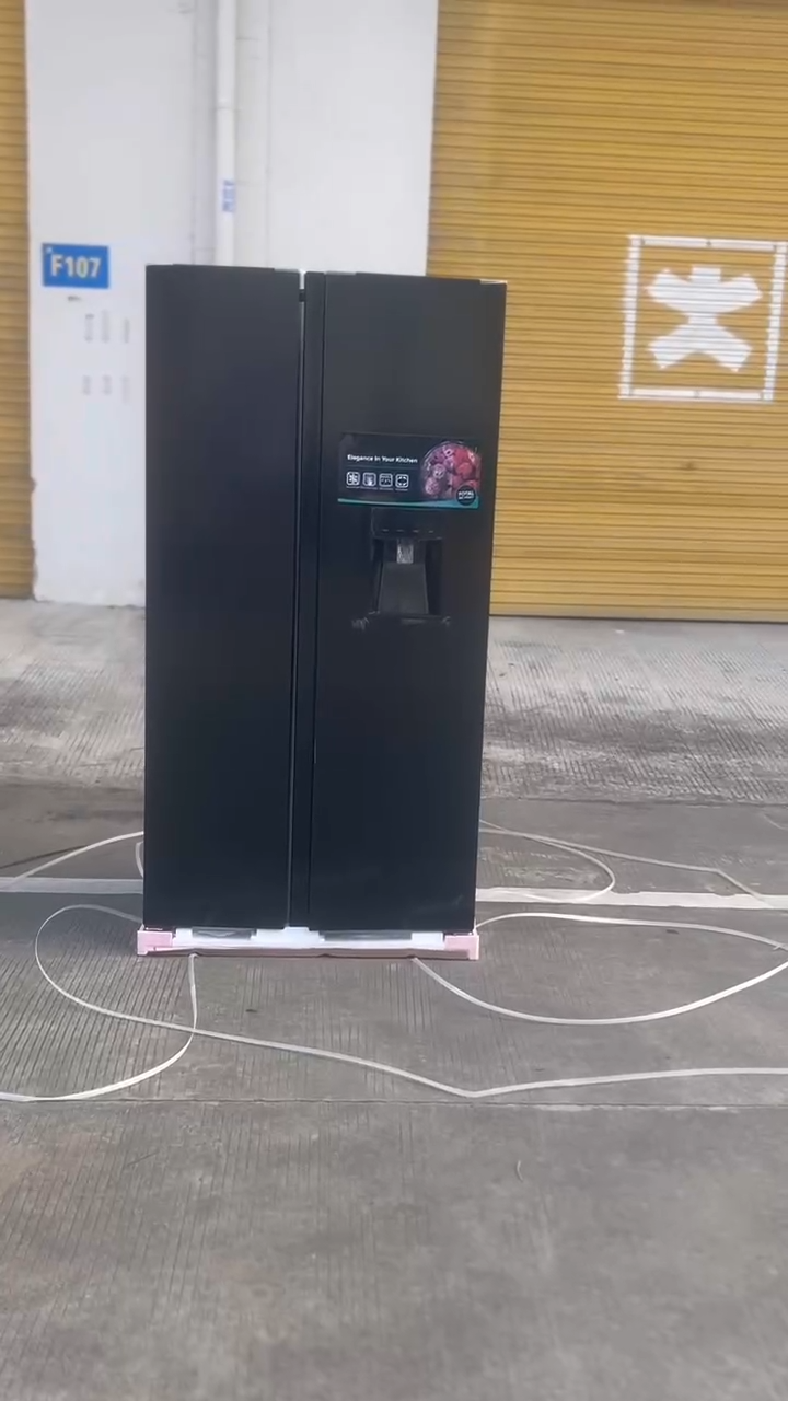 Double door with drinking water refrigerator---1CBM