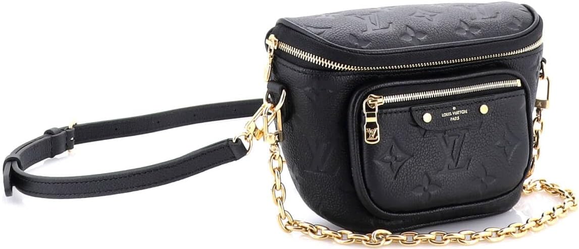 Louis Vuitton, Pre-Loved Bum Bag Monogram Empreinte Leather Mini, Black
