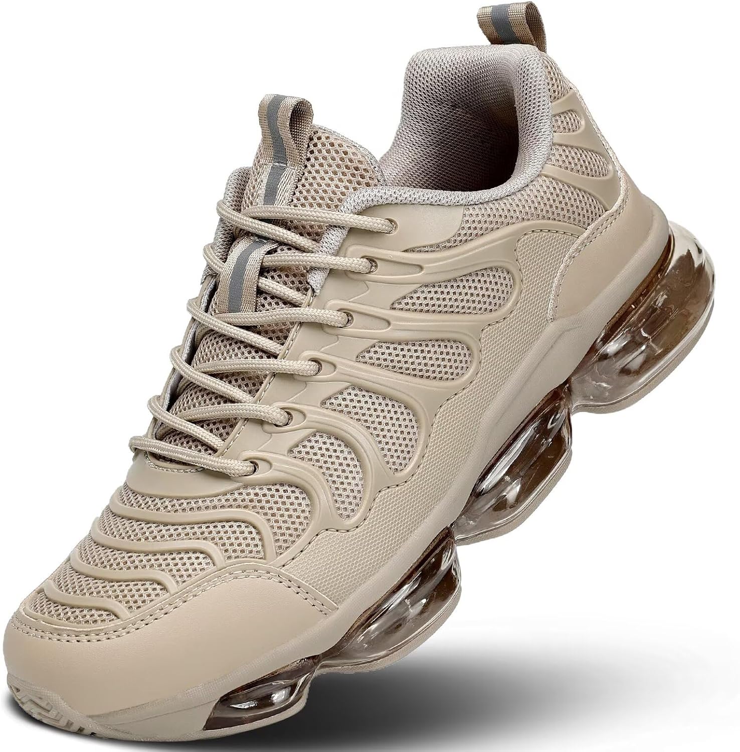 Pozvnn Mens Walking Shoes Fashion Tennis Running Sneakers Casual Non Slip Breathable Trail Sport Gym