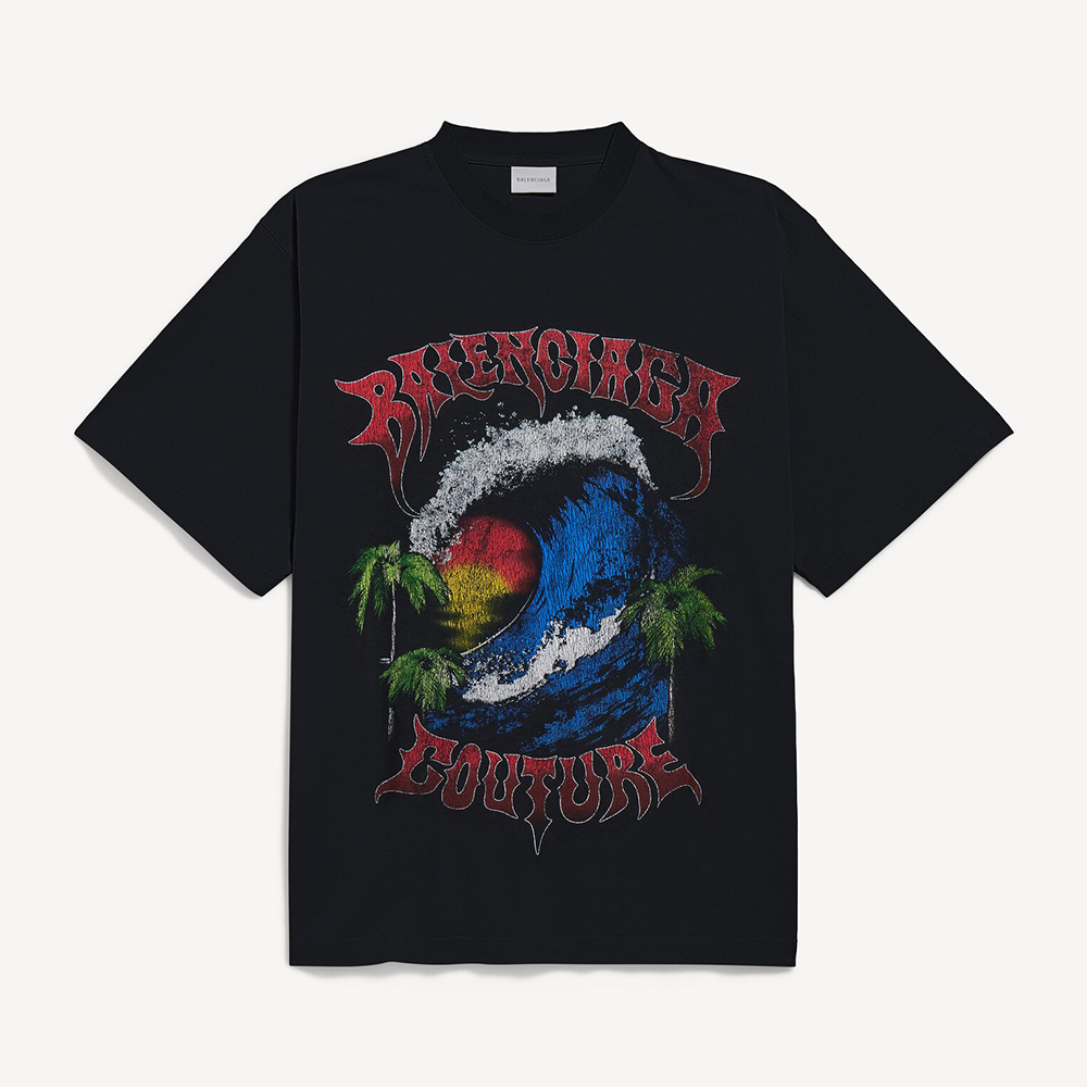 Balenciaga Vintage Surfer Oversized T-shirt #381828