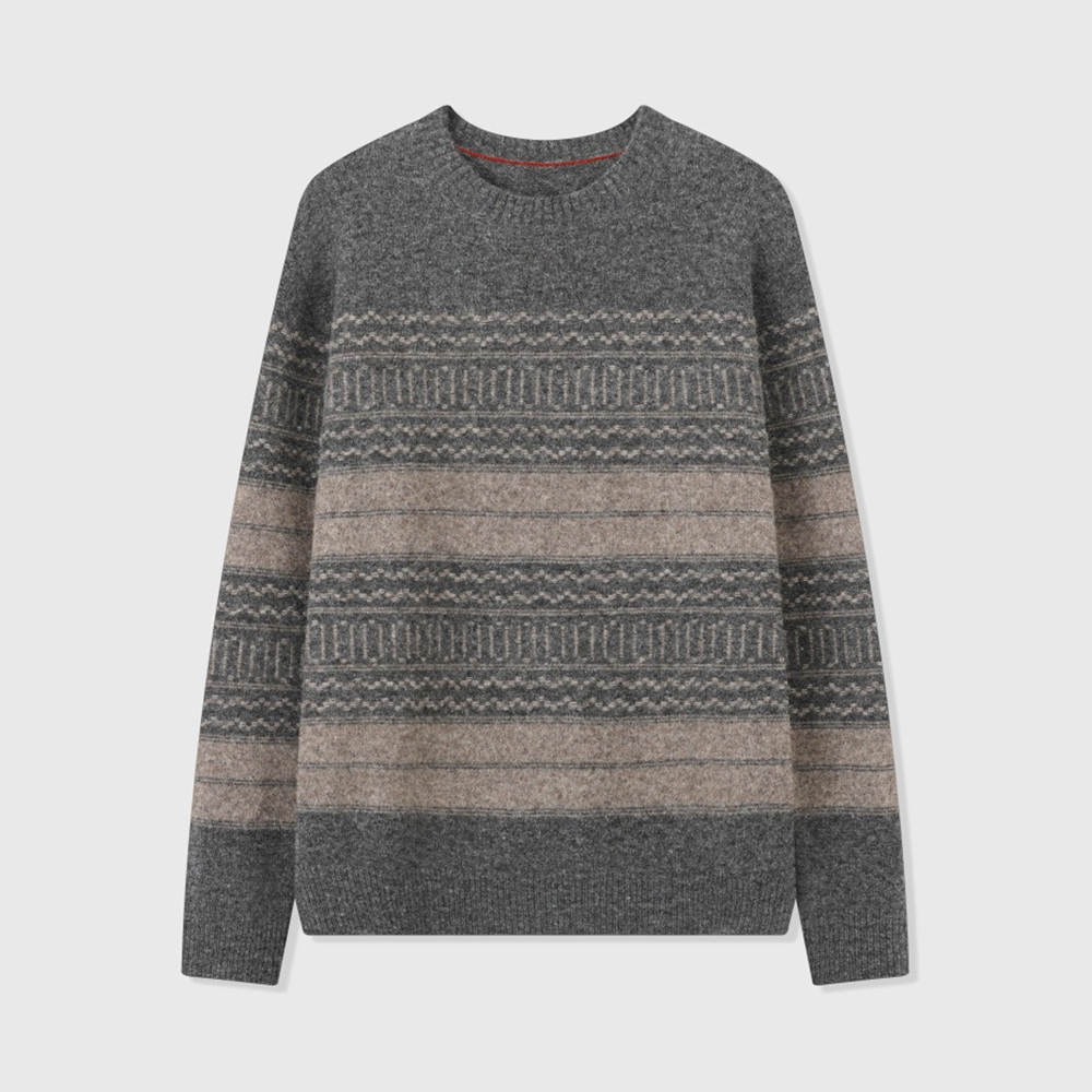 Brunello Cucinelli Clothing Brunello Cucinelli Nordic Jacquard Sweater #395258 | Nigo Office