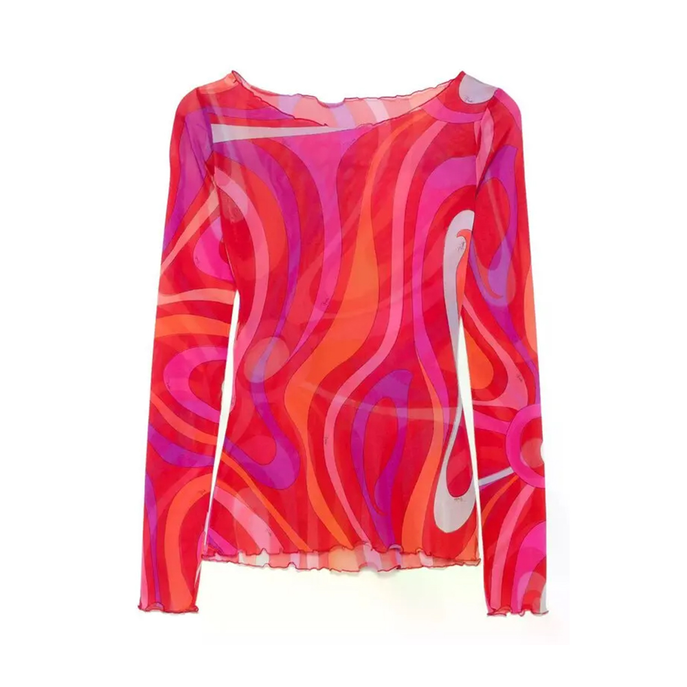 Pucci Abstract-Pattern Top#386817