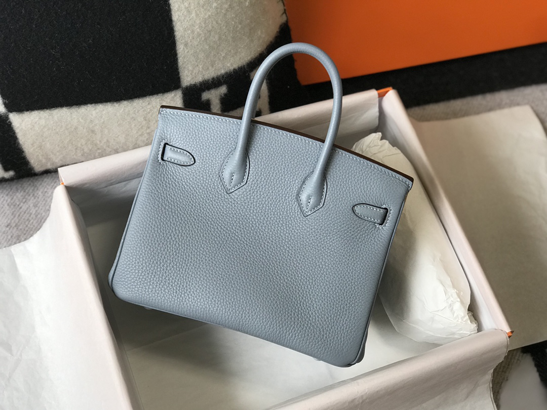 [TOP] HERMES Birkin Togo Leather 25cm - Bleu Lin & SHW - 711 Luxury