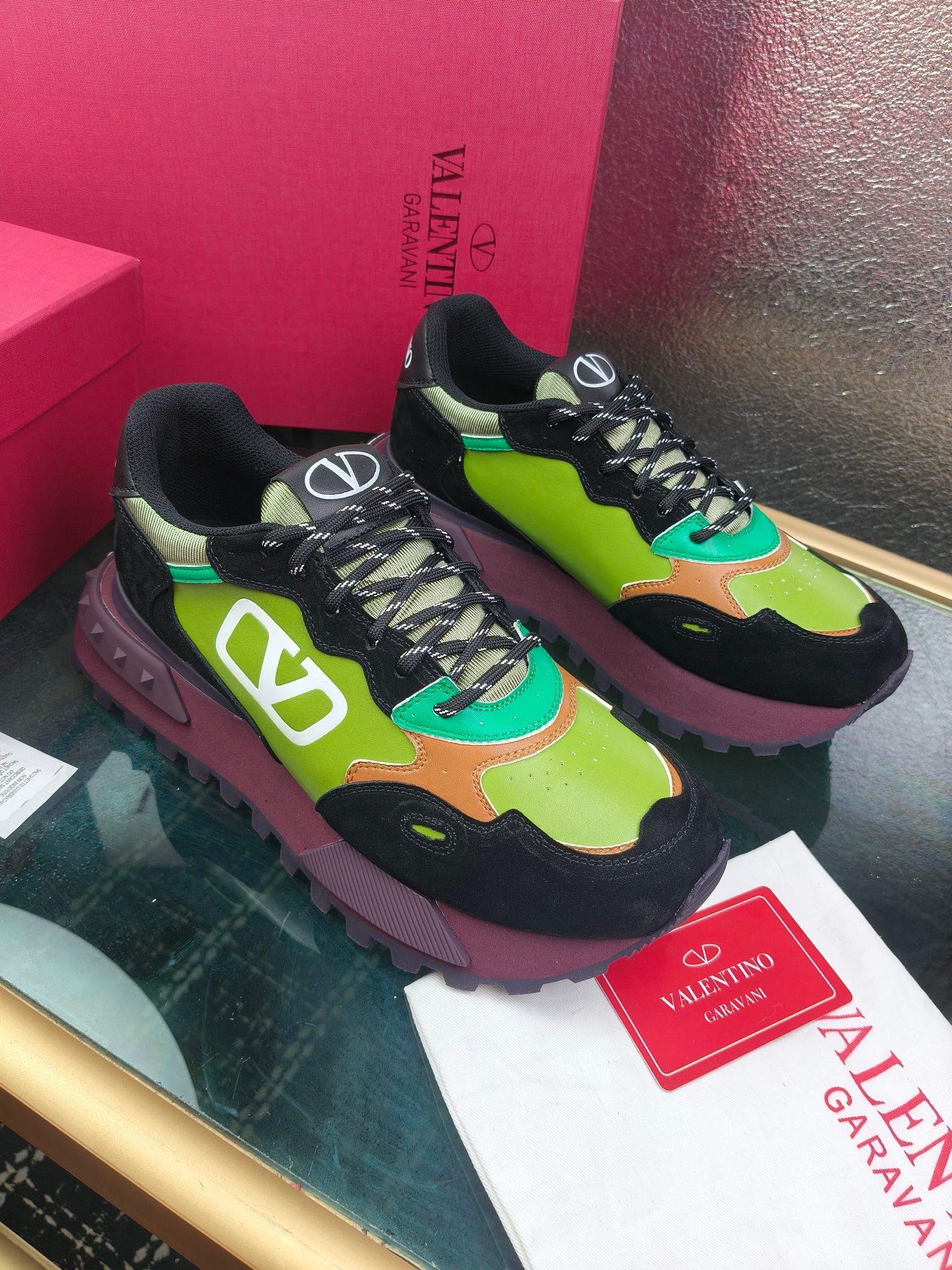 [TOP] VALENTINO Casual Shoes - Black - 711 Luxury