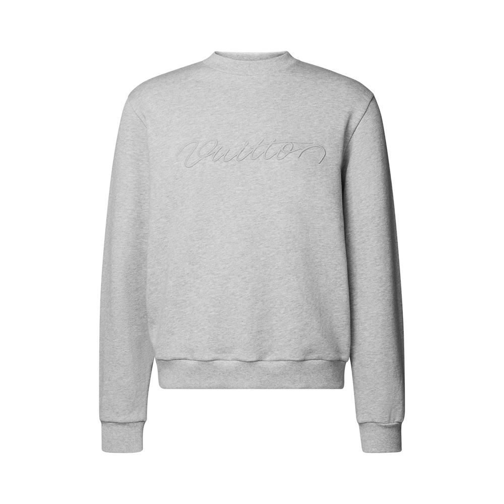 Louis Vuitton Clothing LOUIS VUITTON Reflective Signature Sweatshirt #389779 | Nigo Office
