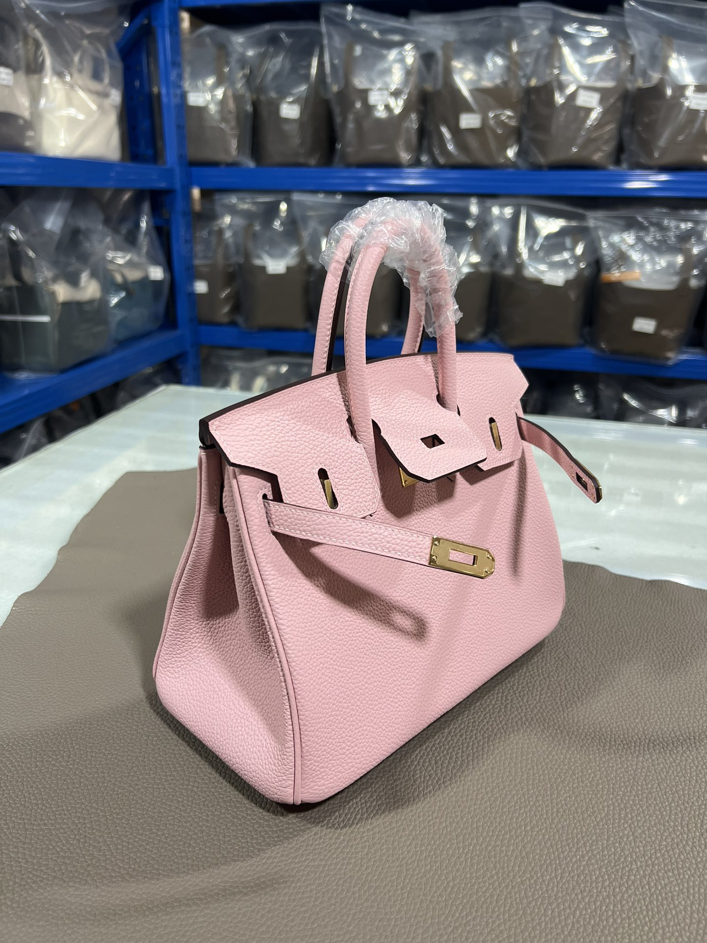 [TOP] HERMES Birkin Togo Leather 25cm - Rose Sakura & GHW