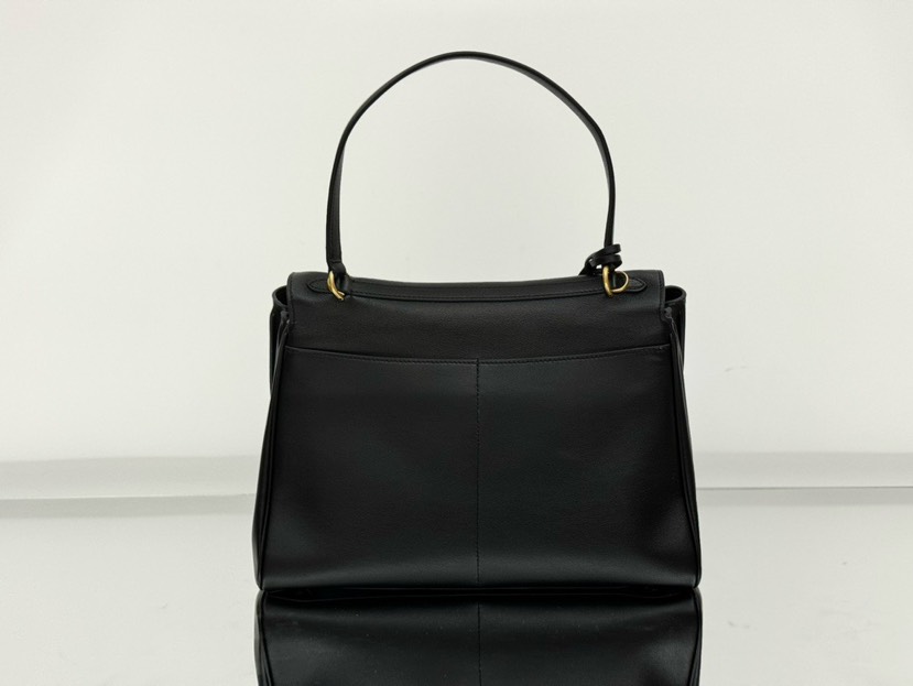 [TOP] BALENCIAGA Rodeo Bag 35x23x11cm - Black & GHW - 711 Luxury