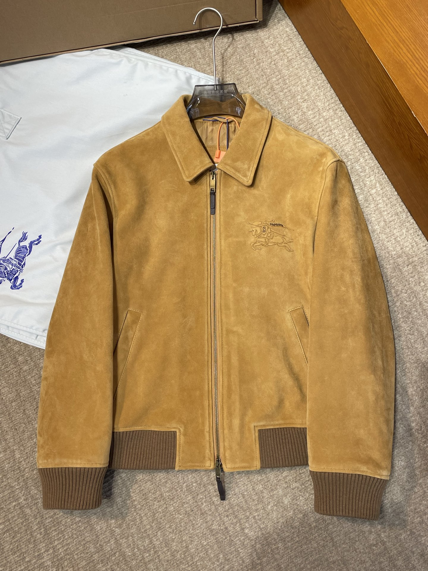 Burberry black Clothing Burberry Leather Bloomsbury Harrington Jacket in Black #395914 View 2 | Nigo Office