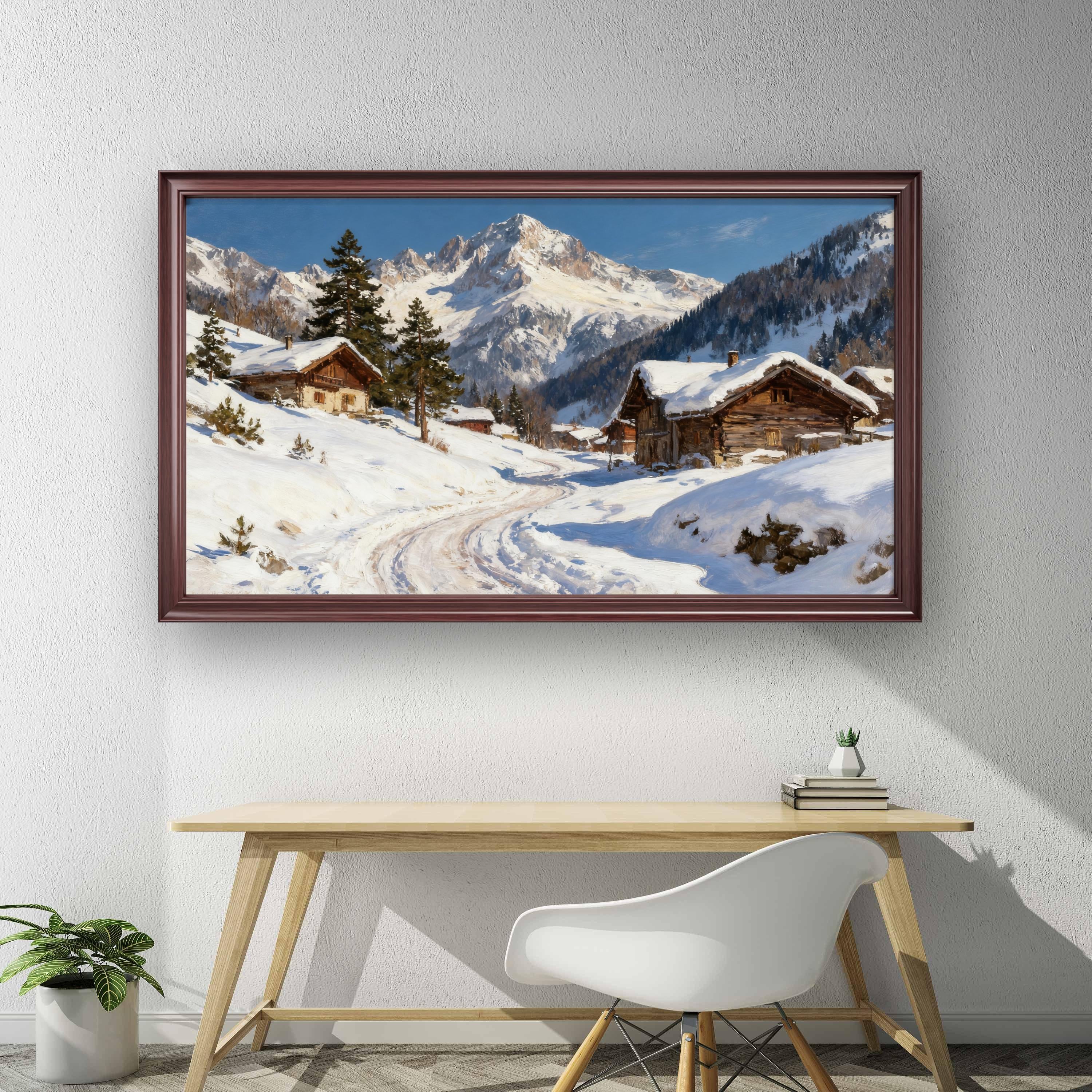 Snow-Covered Landscape