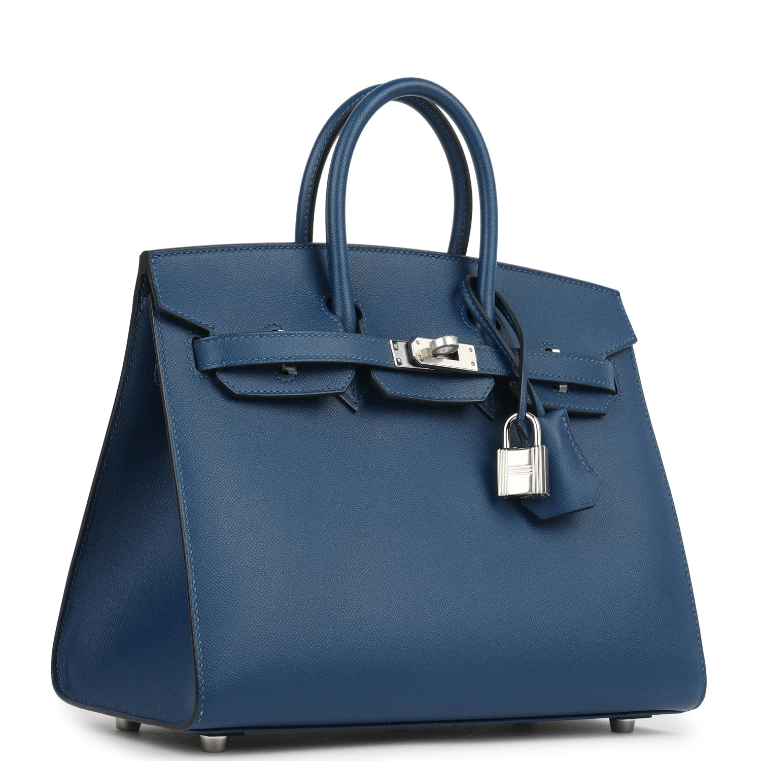 Hermes Birkin SellierDeep Bleu Madame Palladium Hardware