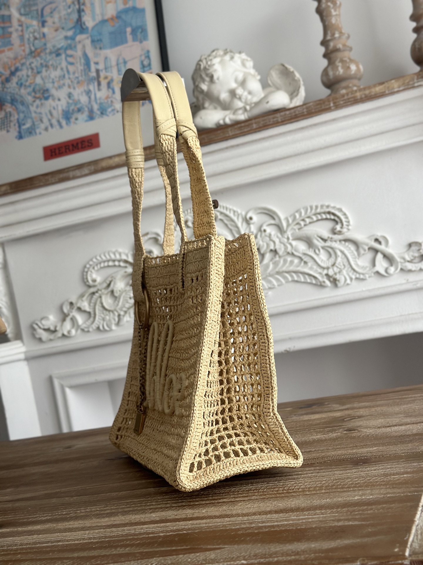 [TOP] Chloe Summer Banana Bag 37*26*13.5cm - Beige - 711 Luxury
