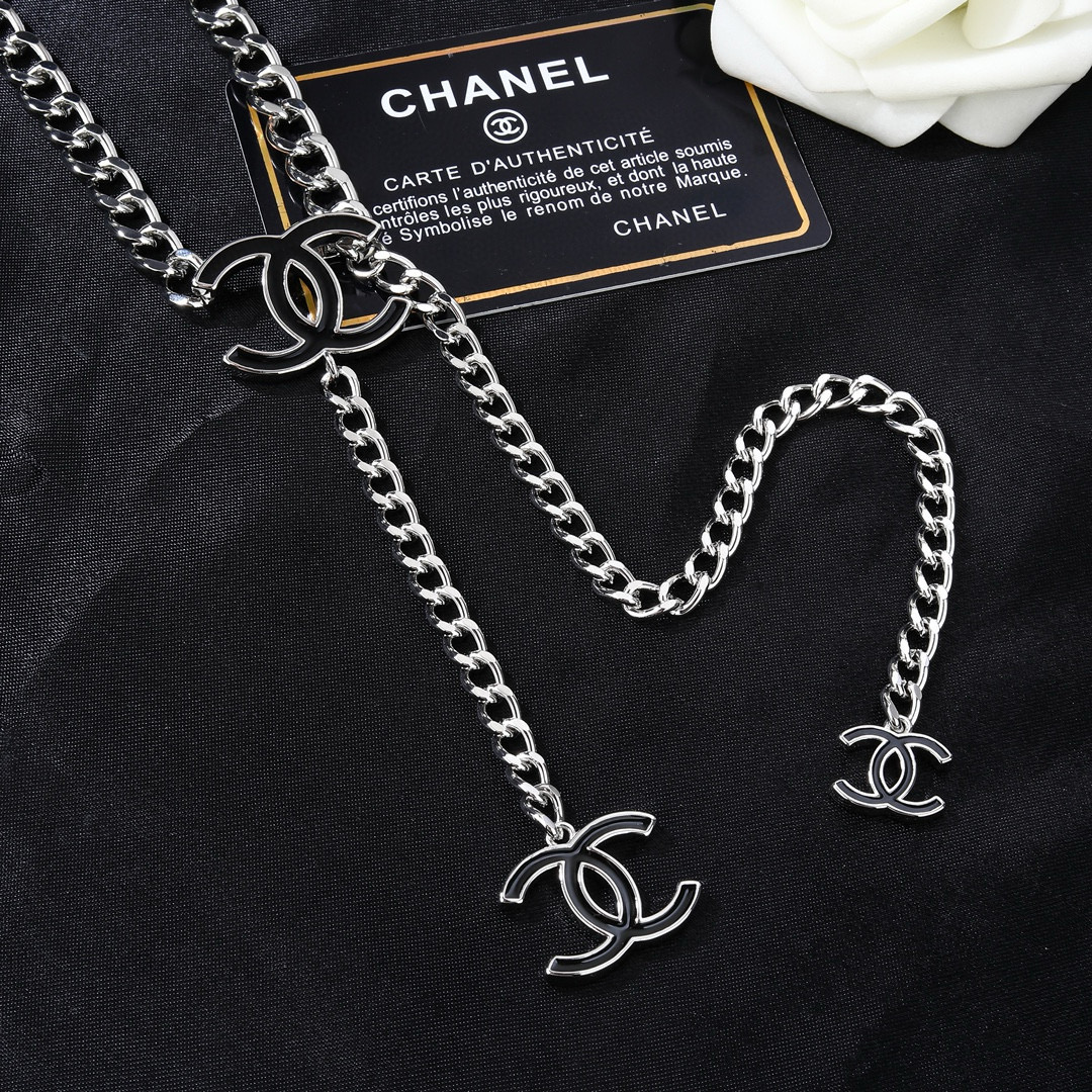 [TOP] CHANEL Waist Chain - Sliver