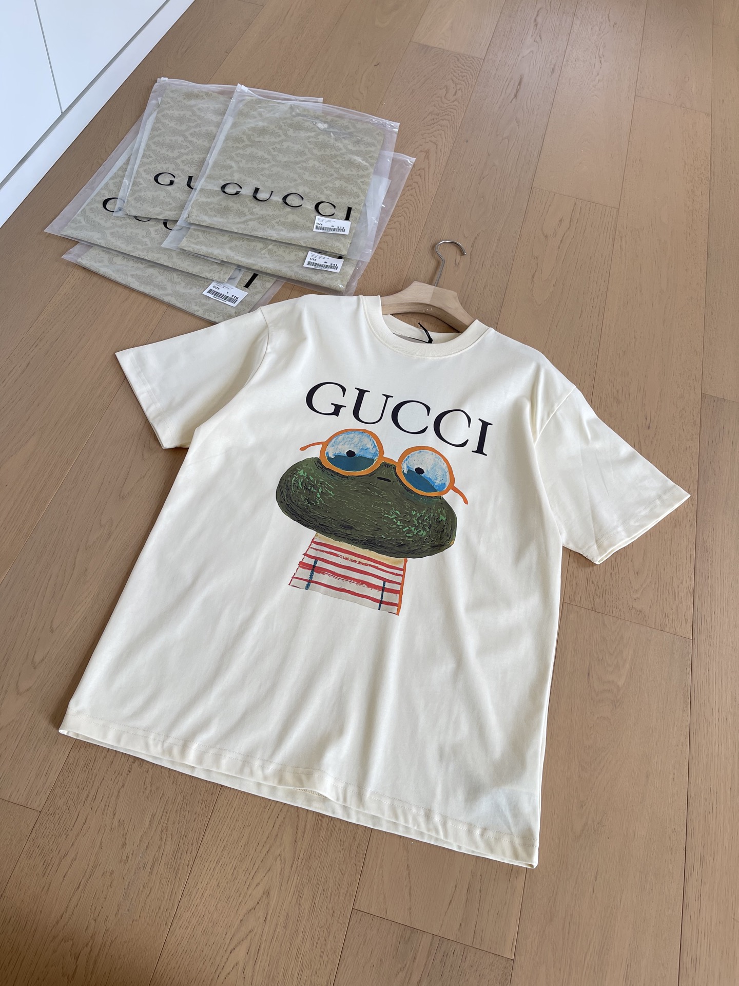 GUCCI Cotton Jersey T-shirt With Print #387018