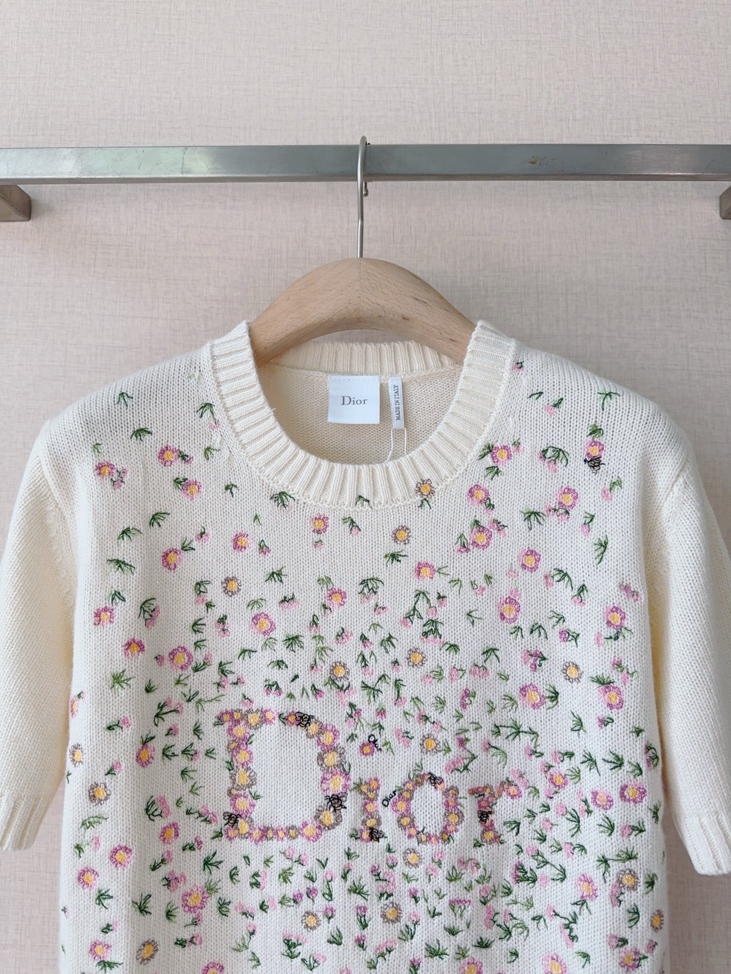 [TOP] Christian Dior Knit Top - White - 711 Luxury