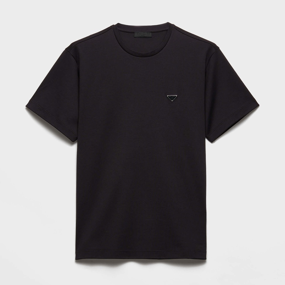 Prada Top-quality Version Liquid Ammonia Cotton T-shirt #388451