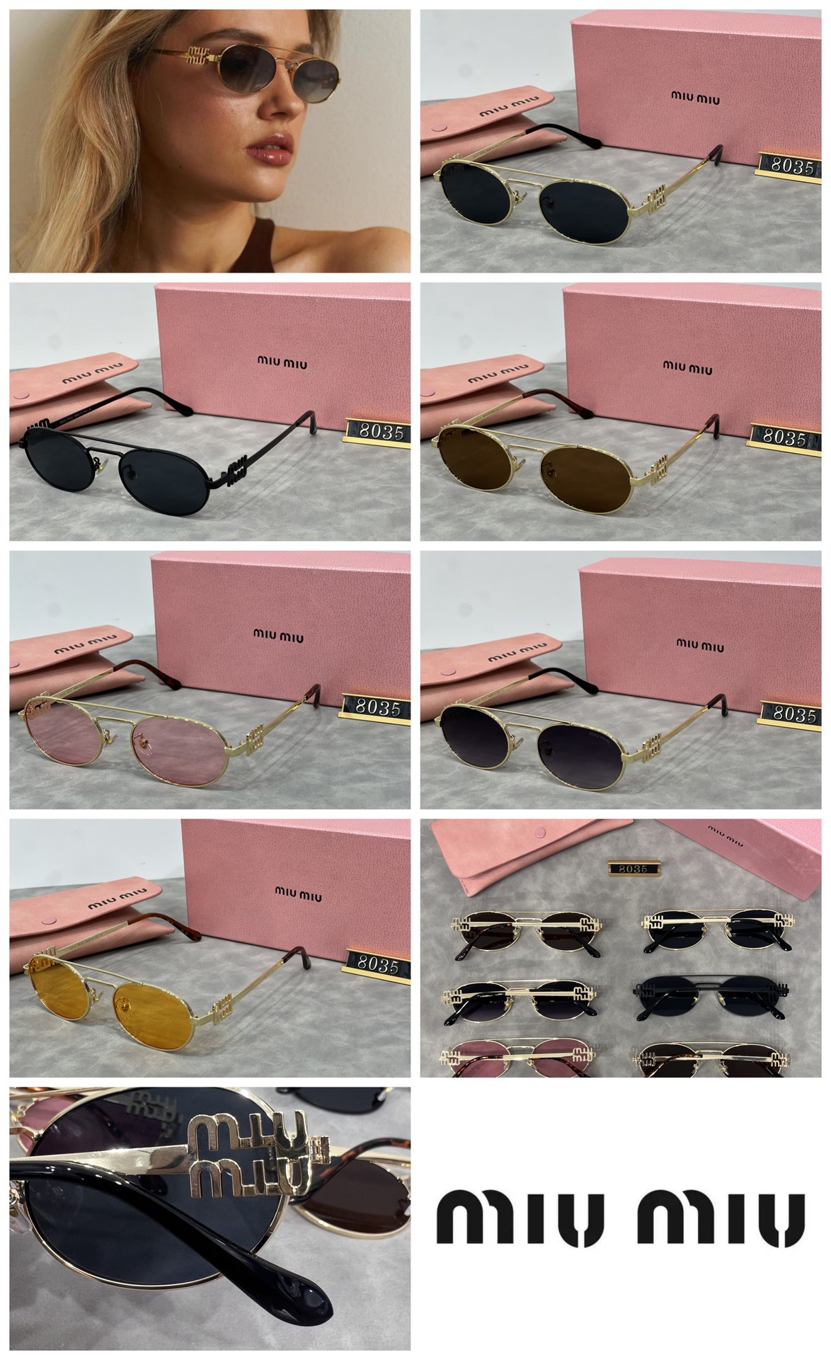 [TOP] Miu Miu Sunglasses - 6 Colors