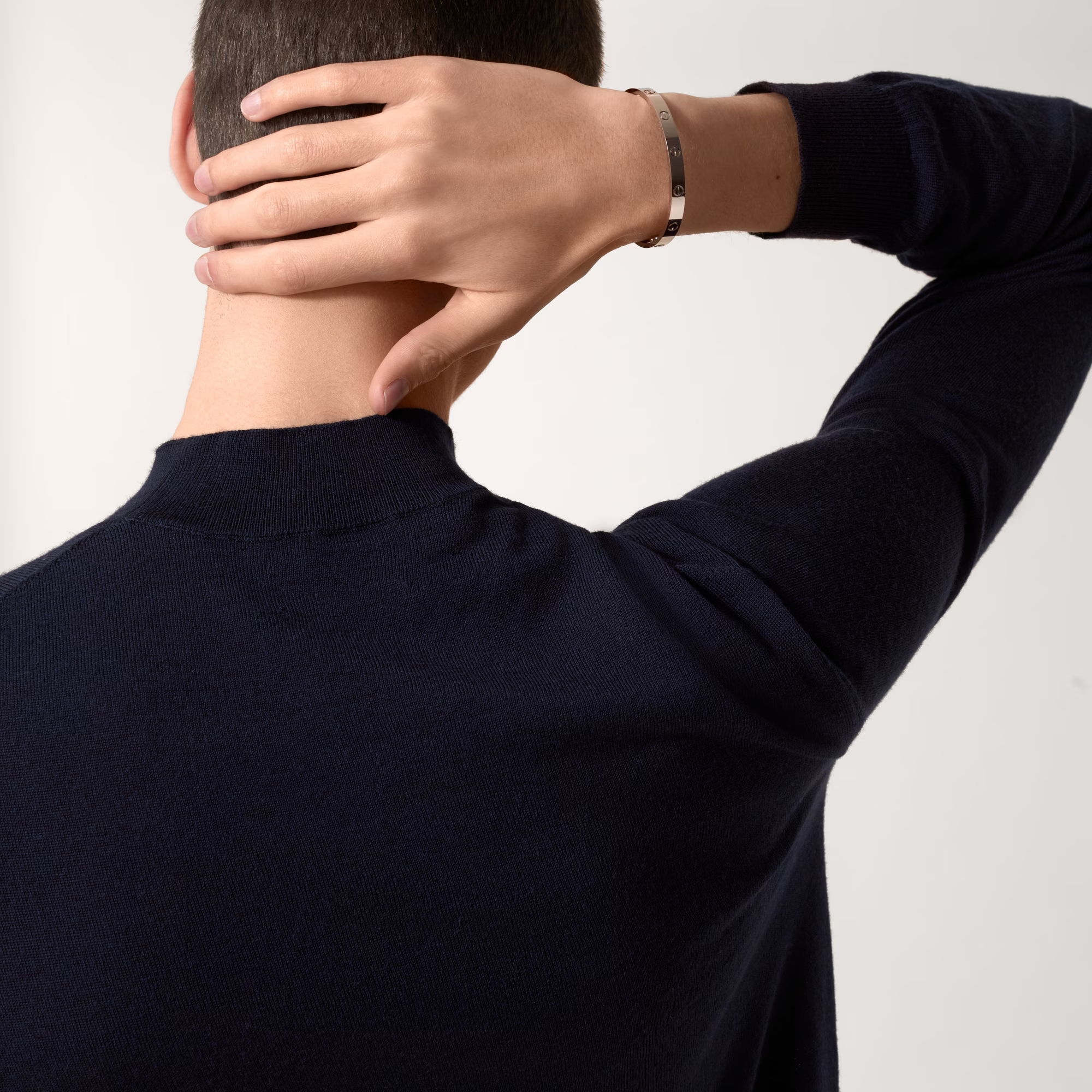 Carty Love Grand Union Bracelet, White Gold, Classic Model