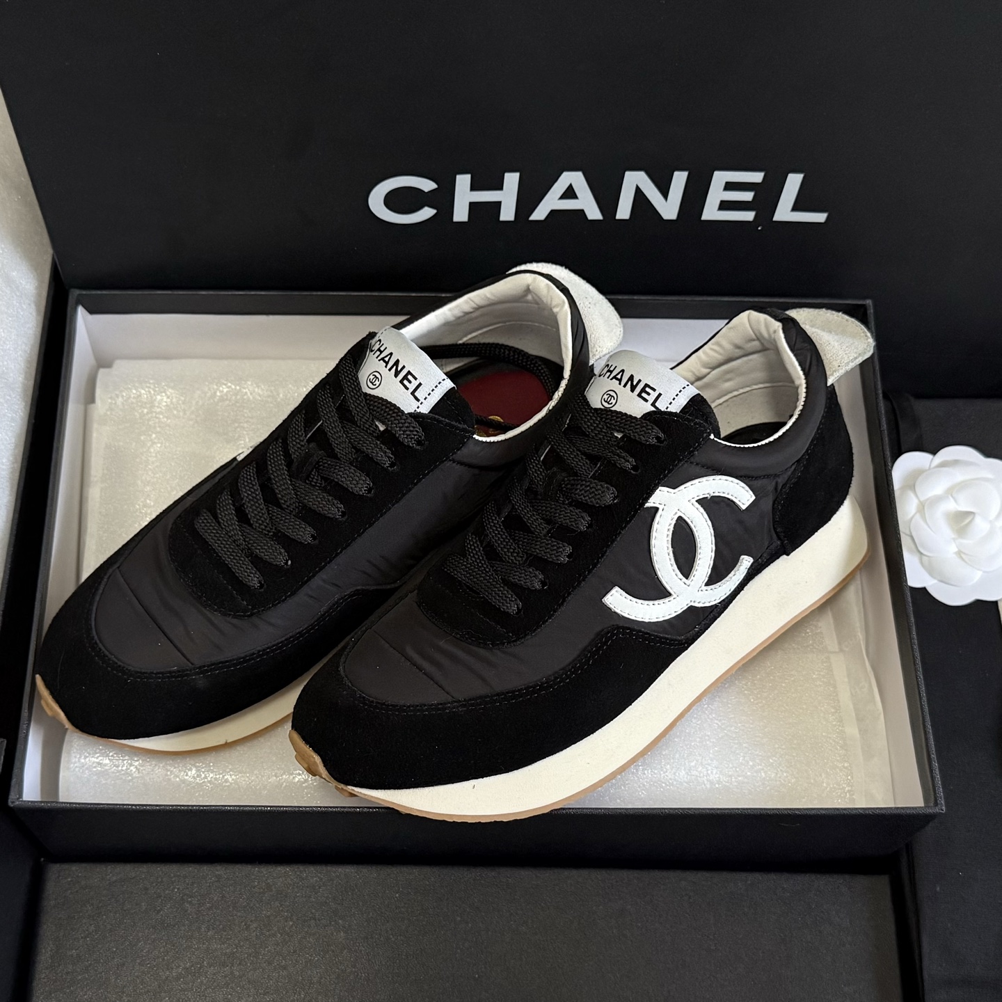 [TOP] CHANEL Sneakers - Black - 711 Luxury