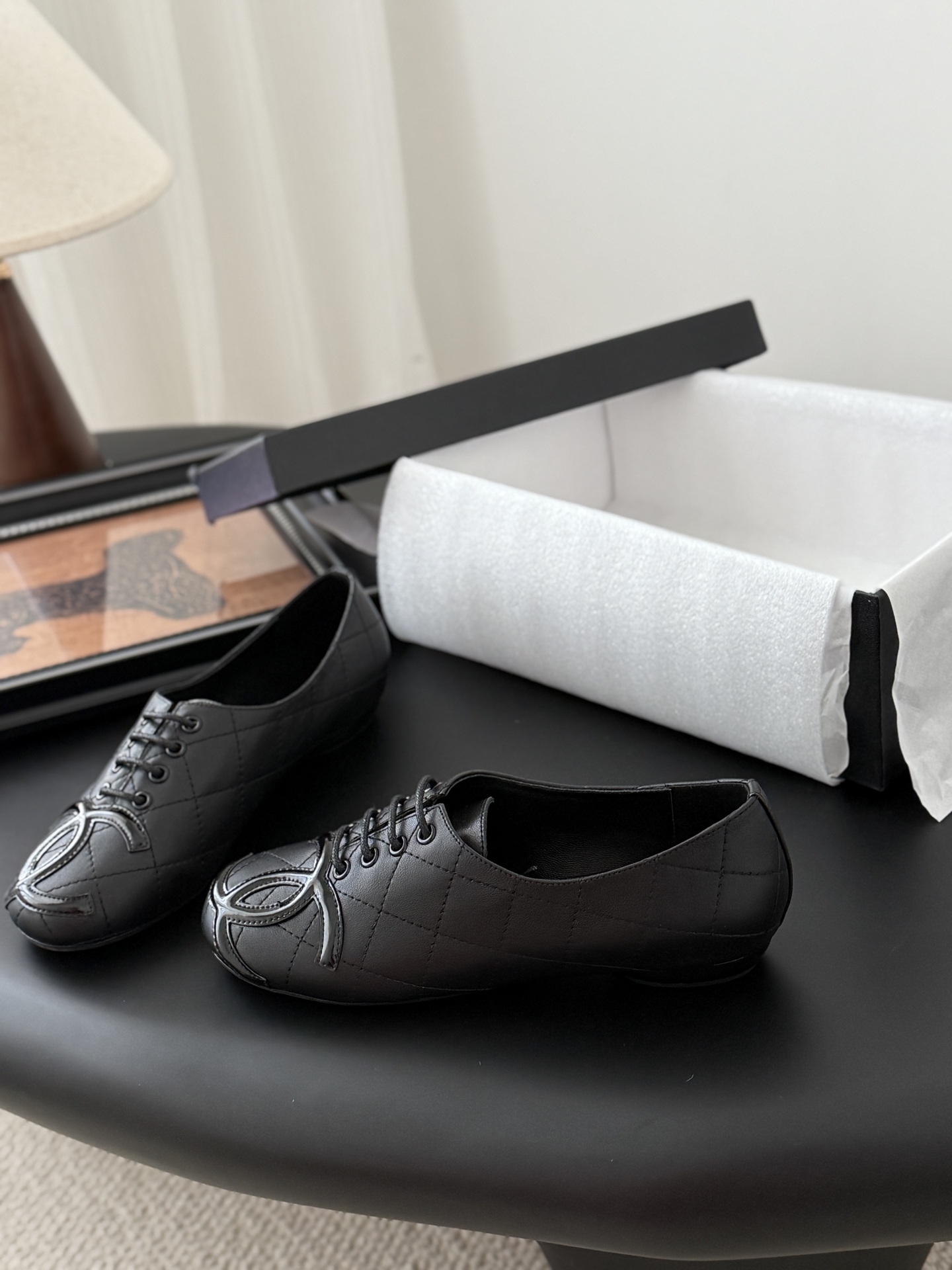 [TOP] CHANEL Flats - Black - 711 Luxury