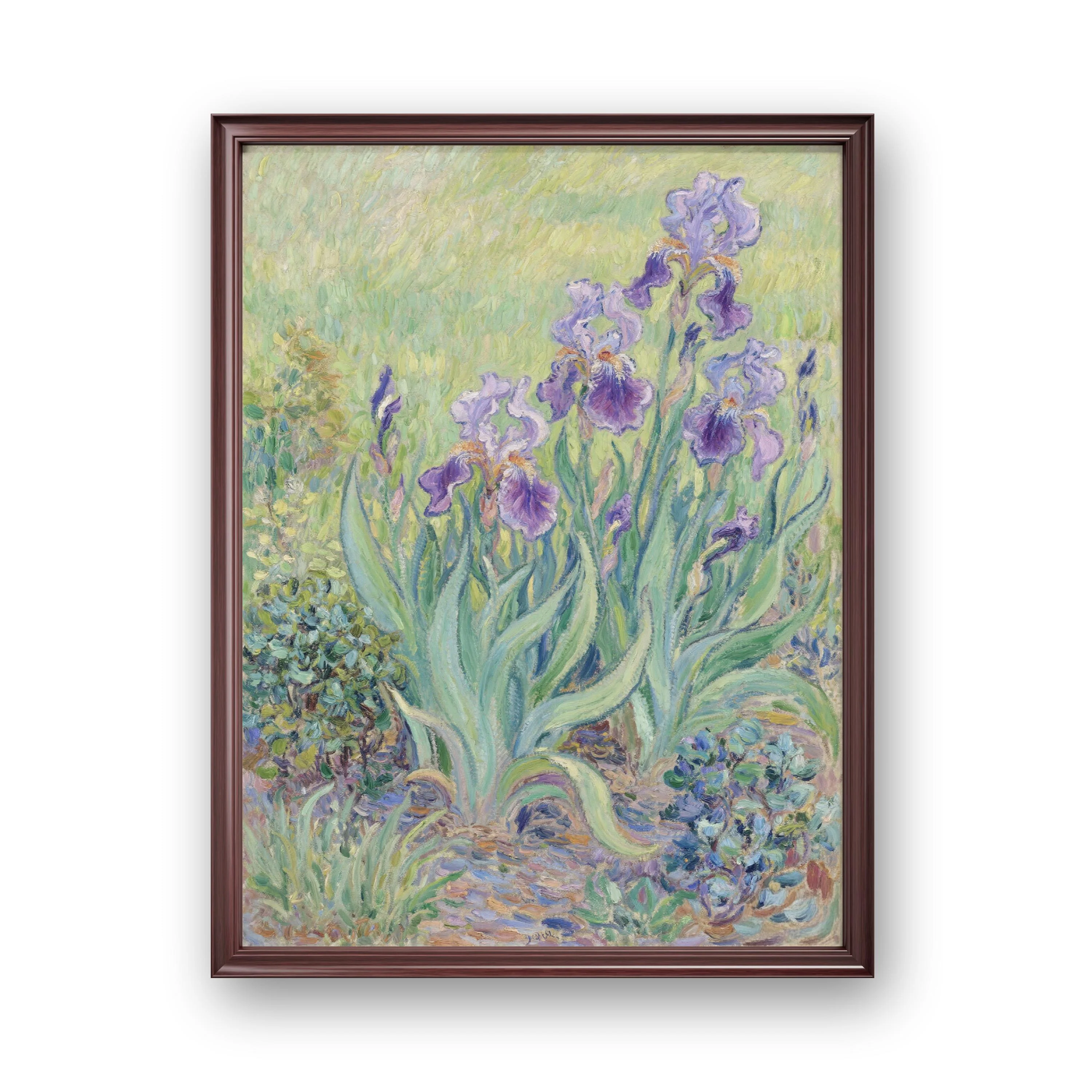 Fragrant Flowers and Green Grass