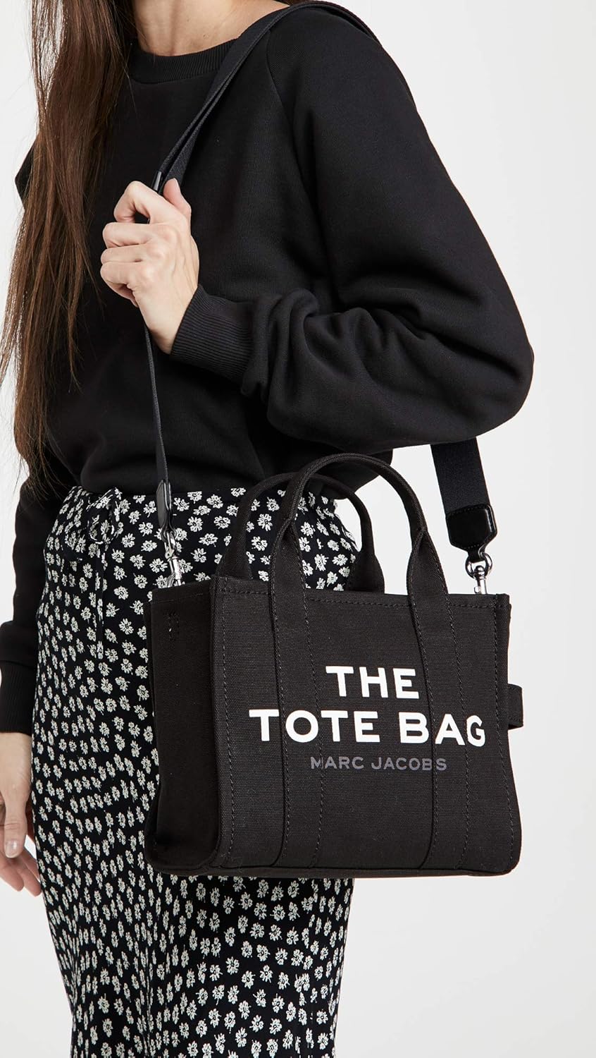 Marc Jacobs Women's The Canvas Small Tote Bag, Black, One Size