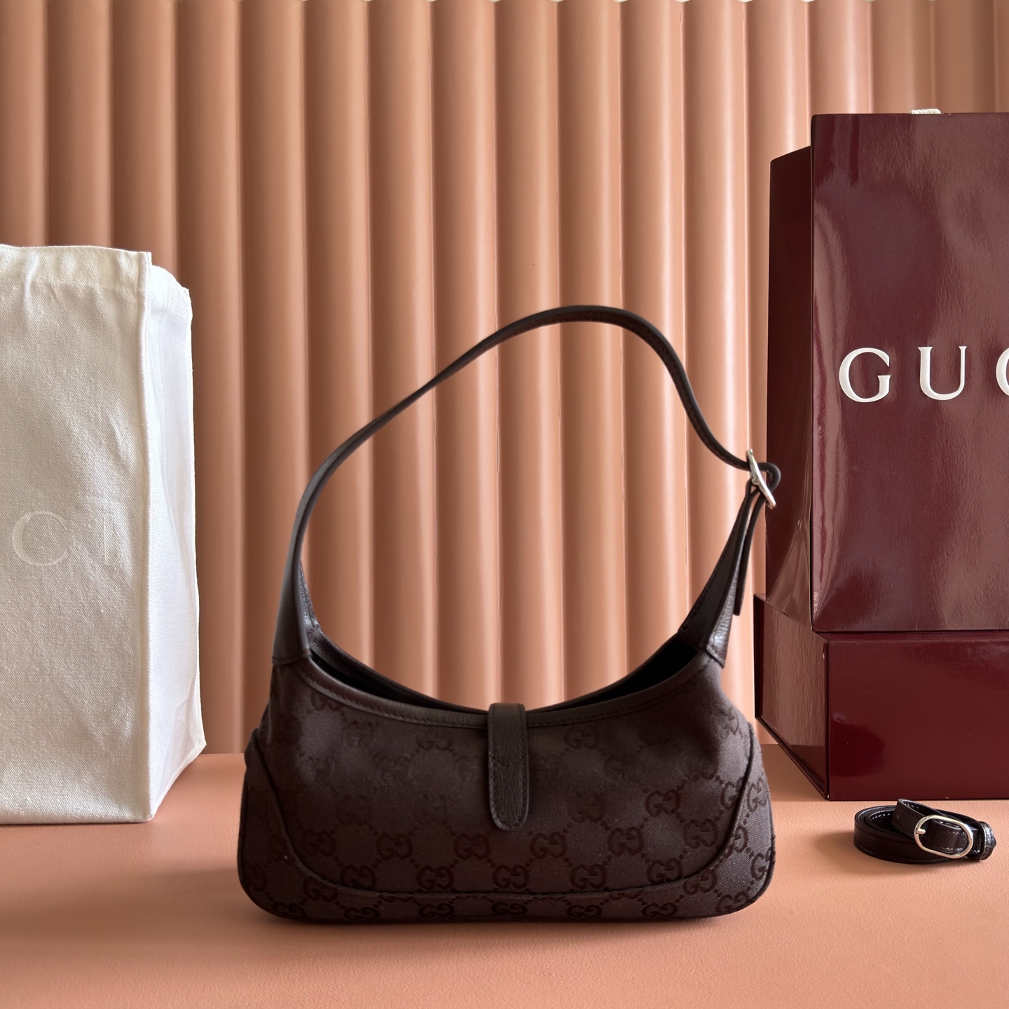 [TOP] GUCCI Generation The Jackie 1961 Bag 28 x 16 x 3.5 cm - Brown - 711 Luxury
