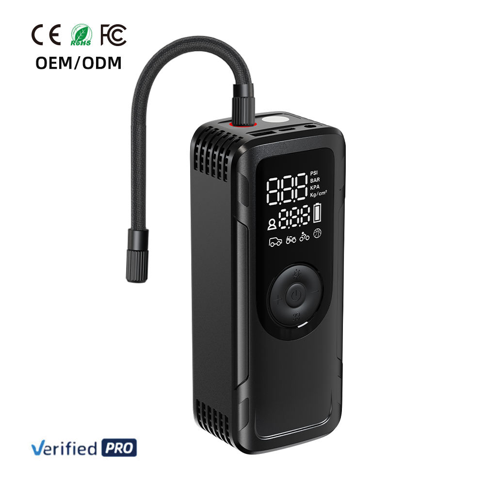 Portable Cordless Tire Inflator Air Compressor 150 PSI – Digital LED Car Tire Pump with Rechargeable Battery
