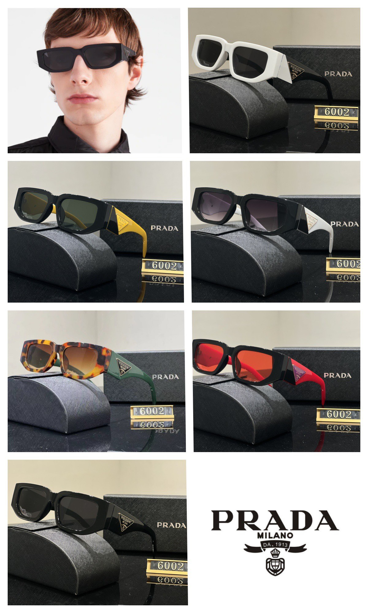 [TOP] PRADA Sunglasses - 6 Colors - 711 Luxury