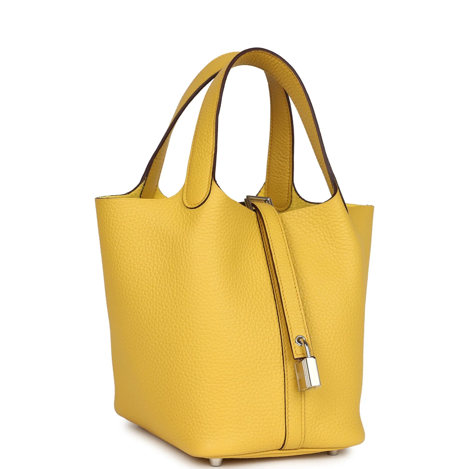 Hermes Picotin Lock  Sun Clemence Palladium Hardware