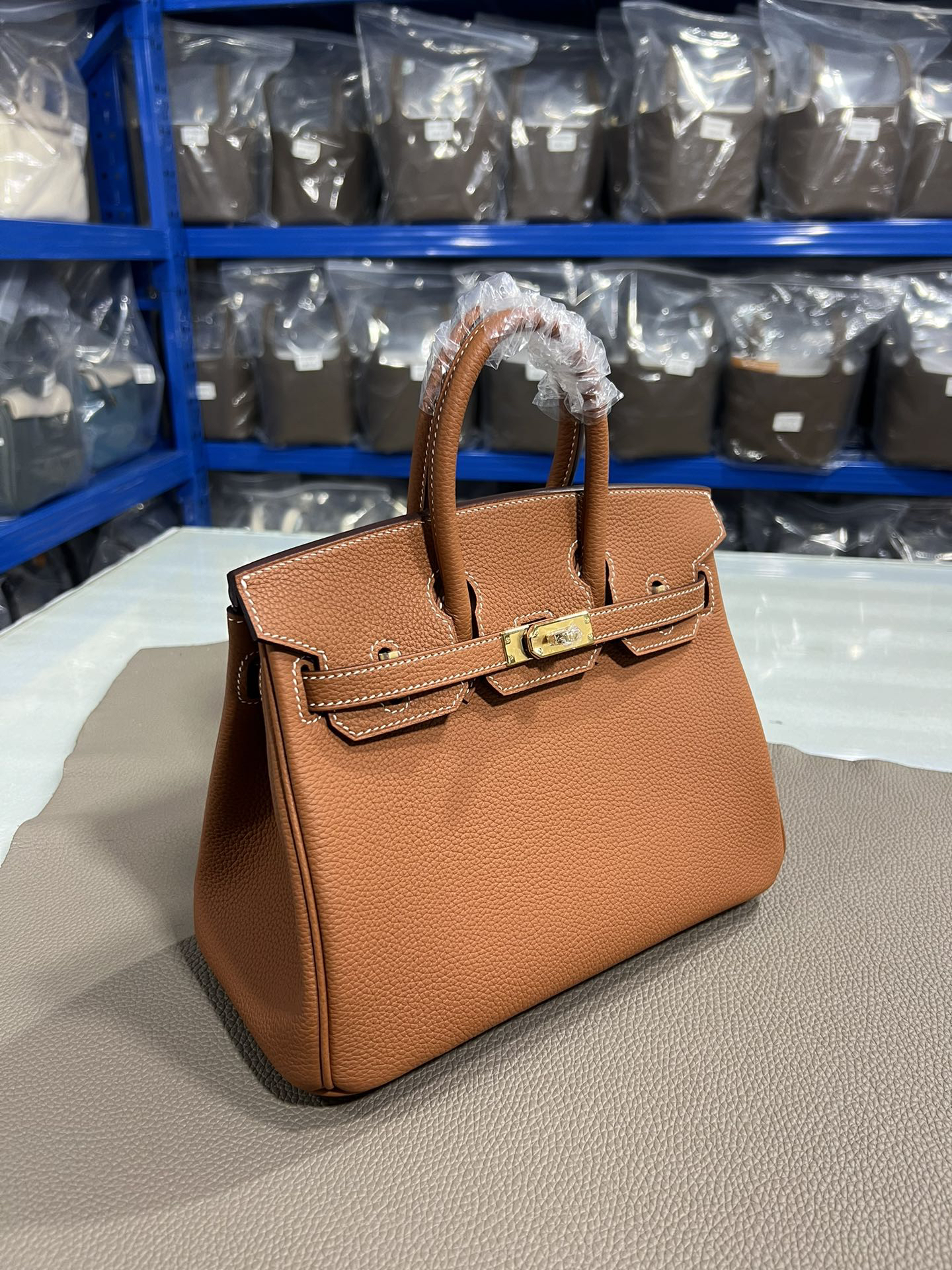 [TOP] HERMES Birkin Togo Leather 25cm - Gold & GHW